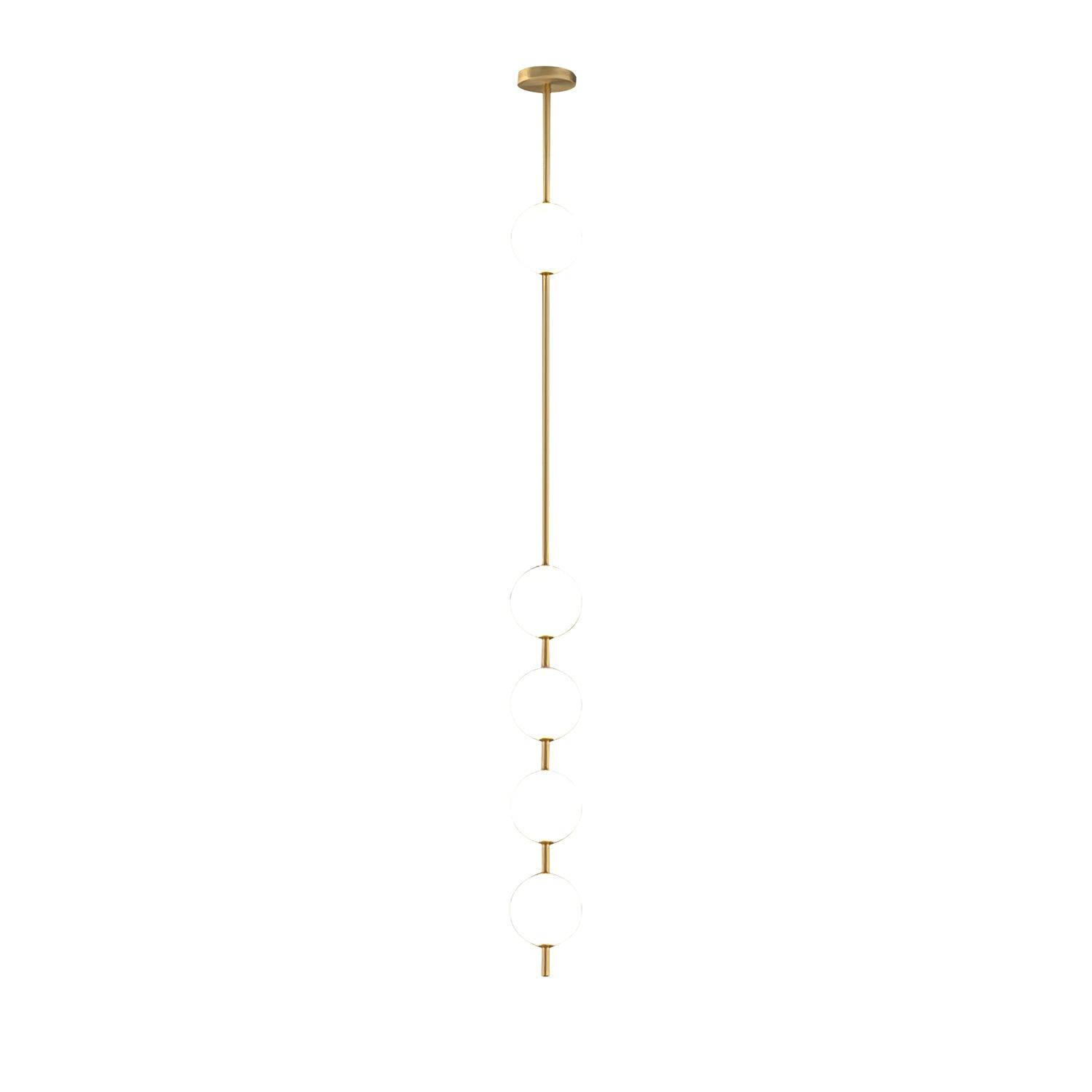 Halo Lampe suspendue moderne en laiton