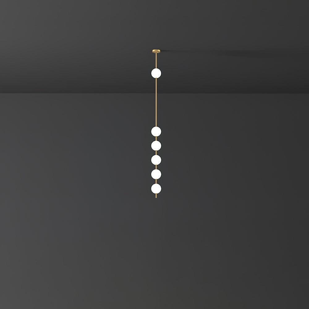 Halo Lampe suspendue moderne en laiton