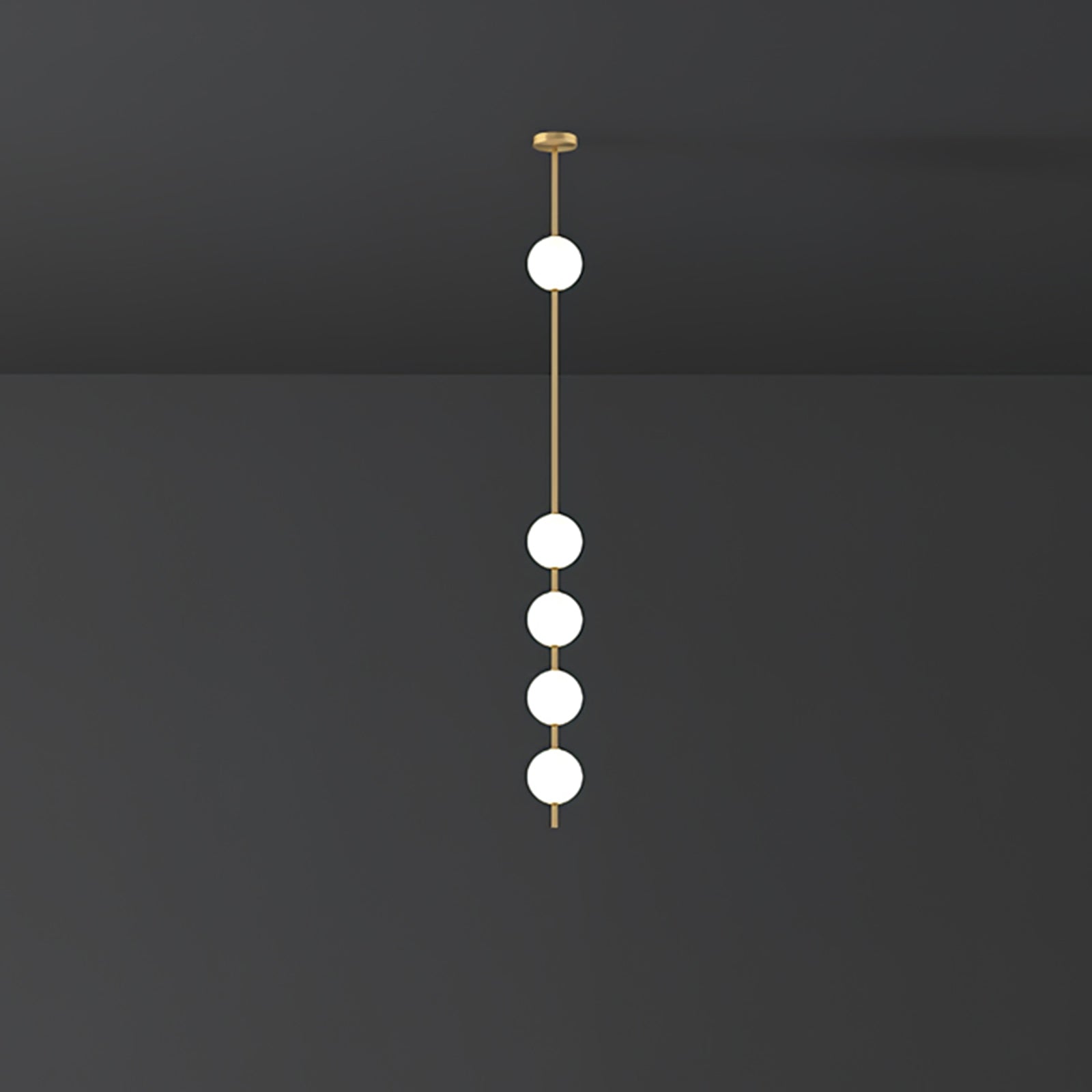Halo Lampe suspendue moderne en laiton