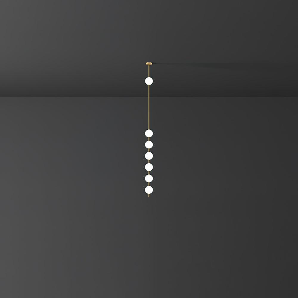 Halo Lampe suspendue moderne en laiton