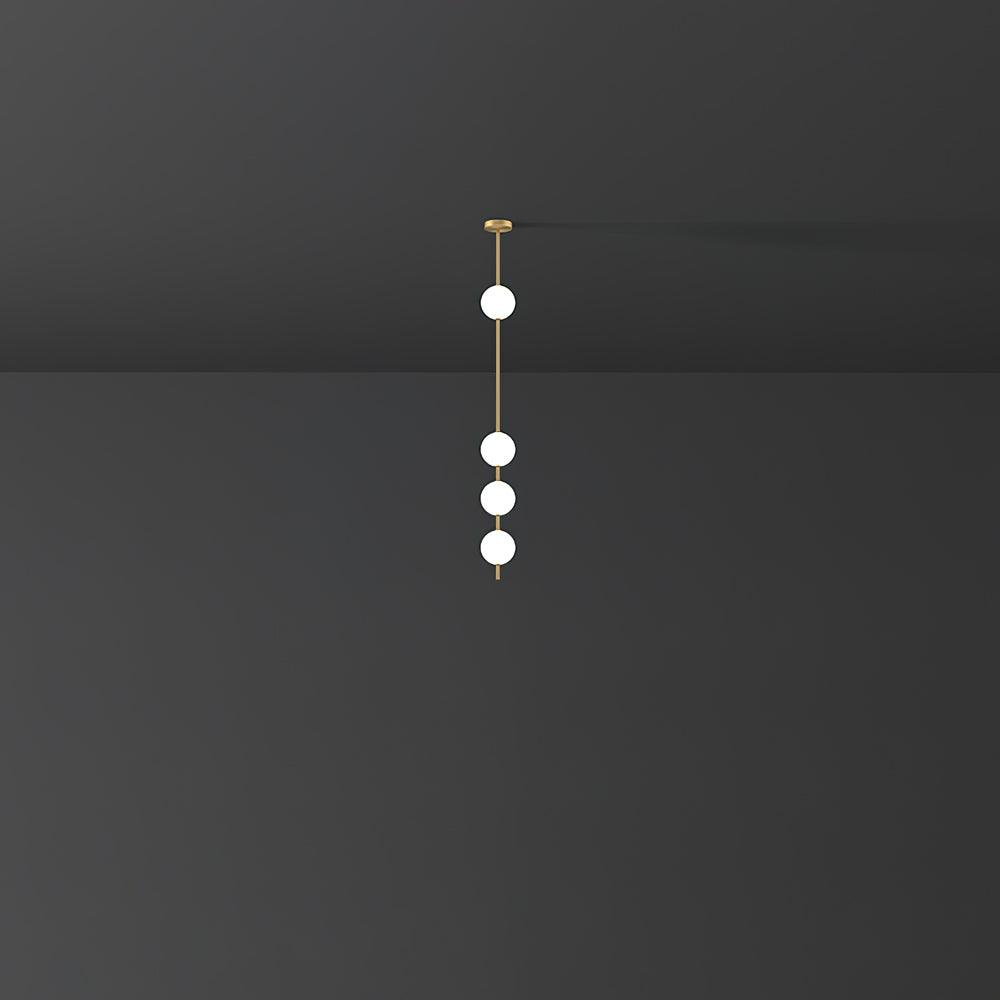 Halo Lampe suspendue moderne en laiton