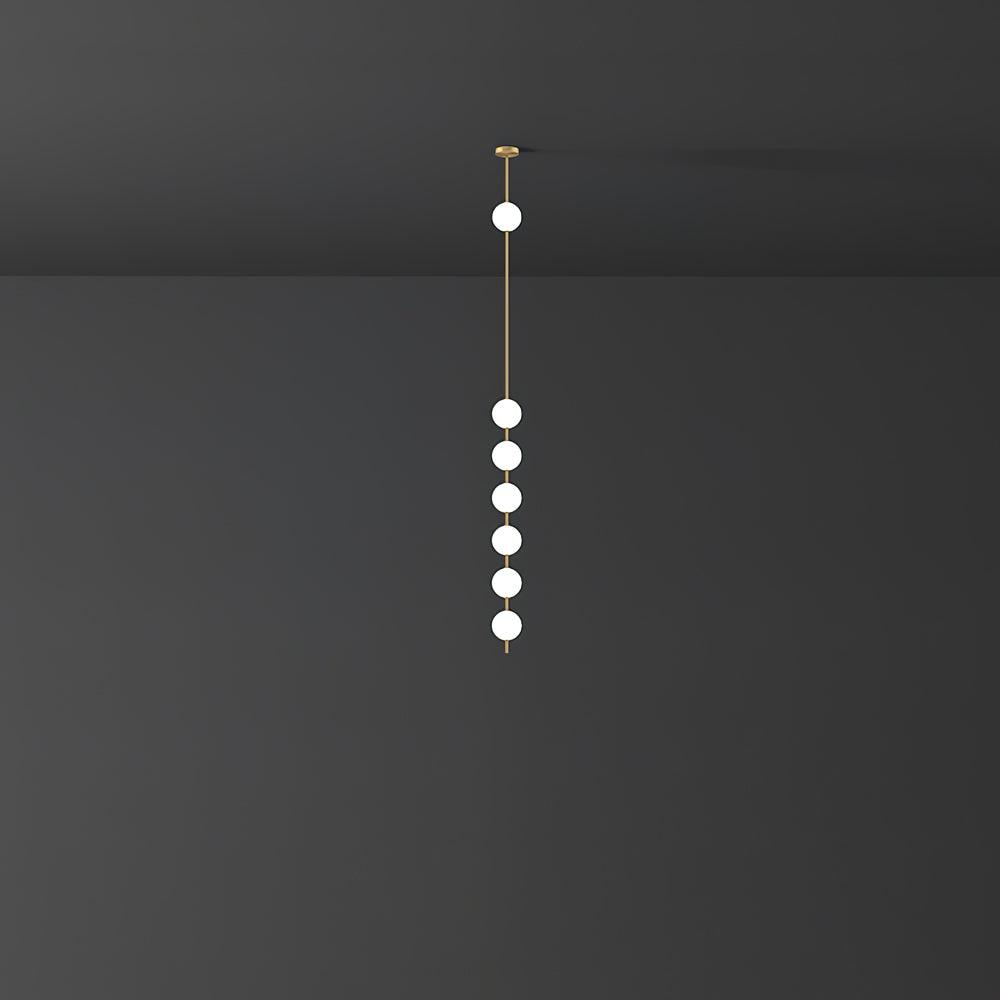 Halo Lampe suspendue moderne en laiton