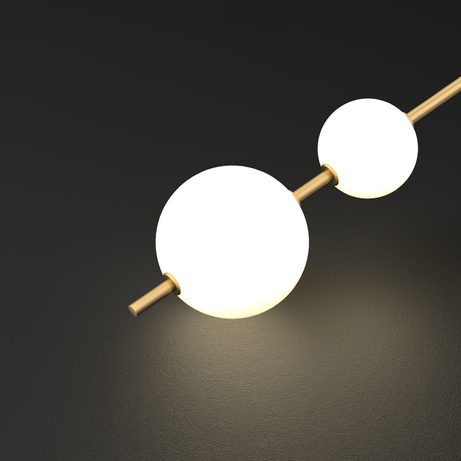 Velloran Lampe suspendue en laiton et plastique