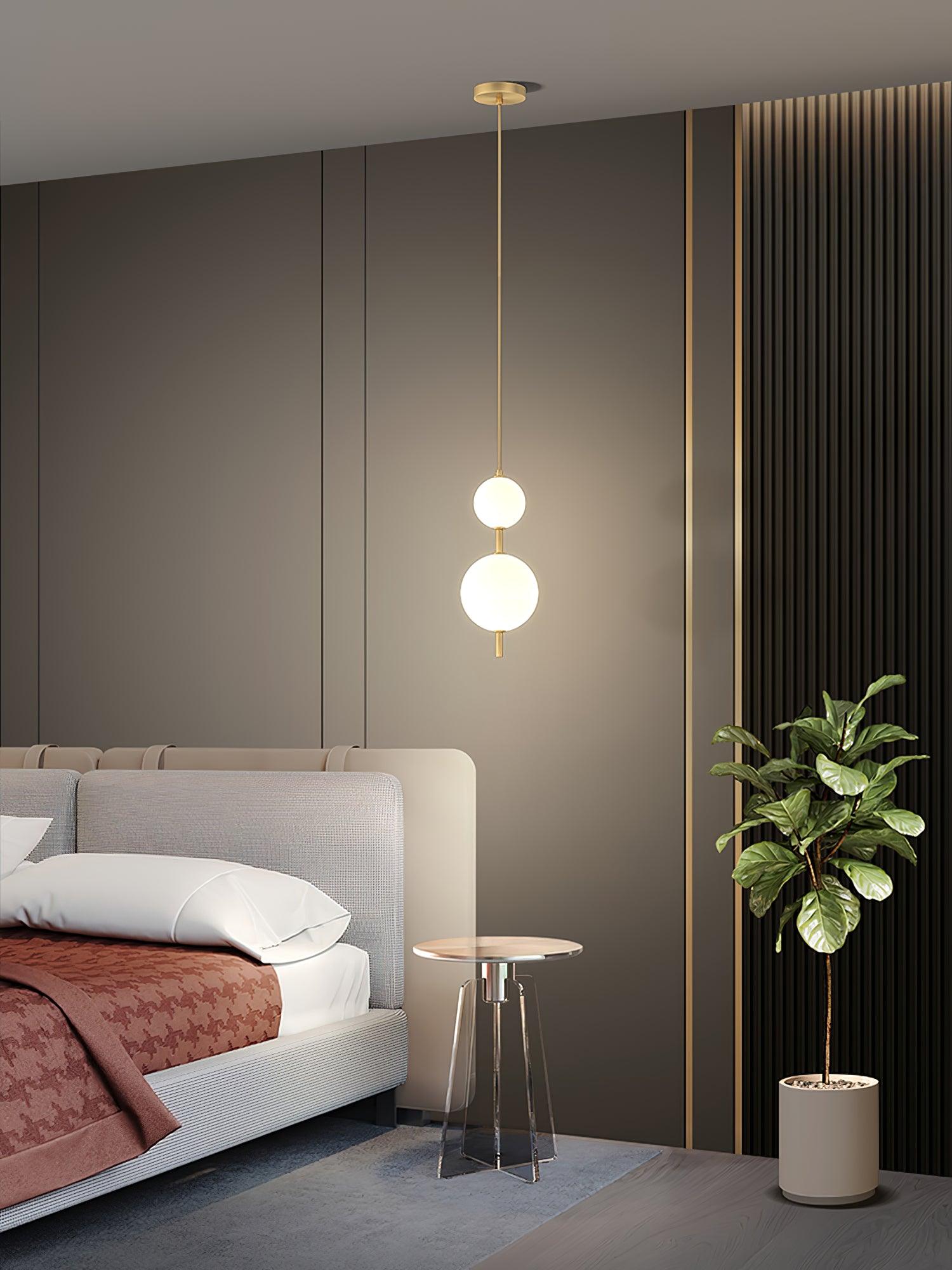 Velloran Lampe suspendue en laiton et plastique