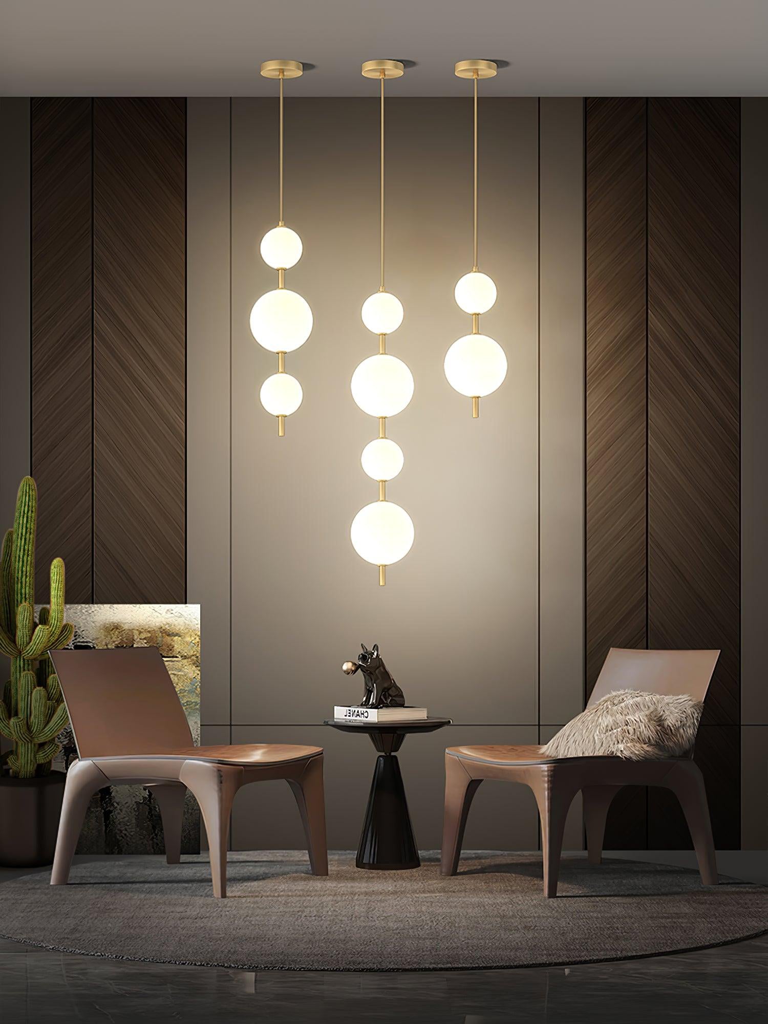 Velloran Lampe suspendue en laiton et plastique