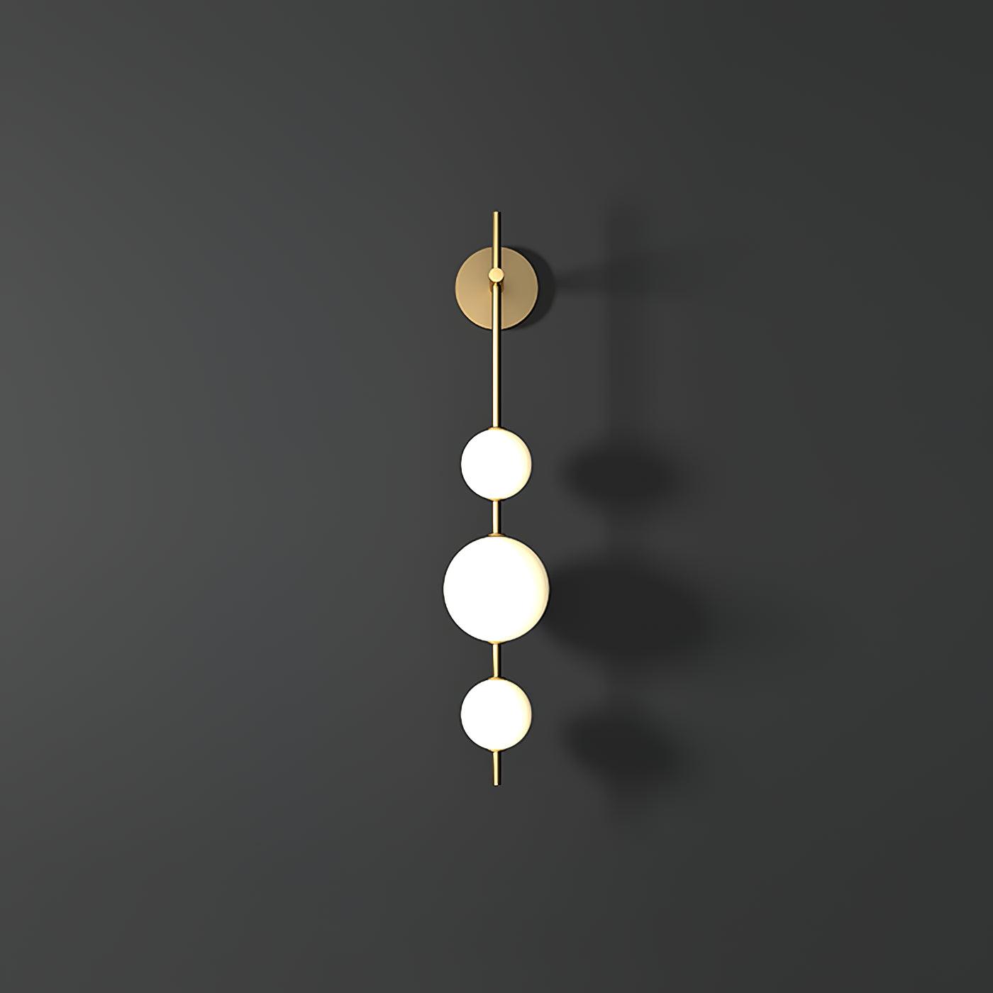 Lustra Applique Murale Globe Vertical Minimaliste