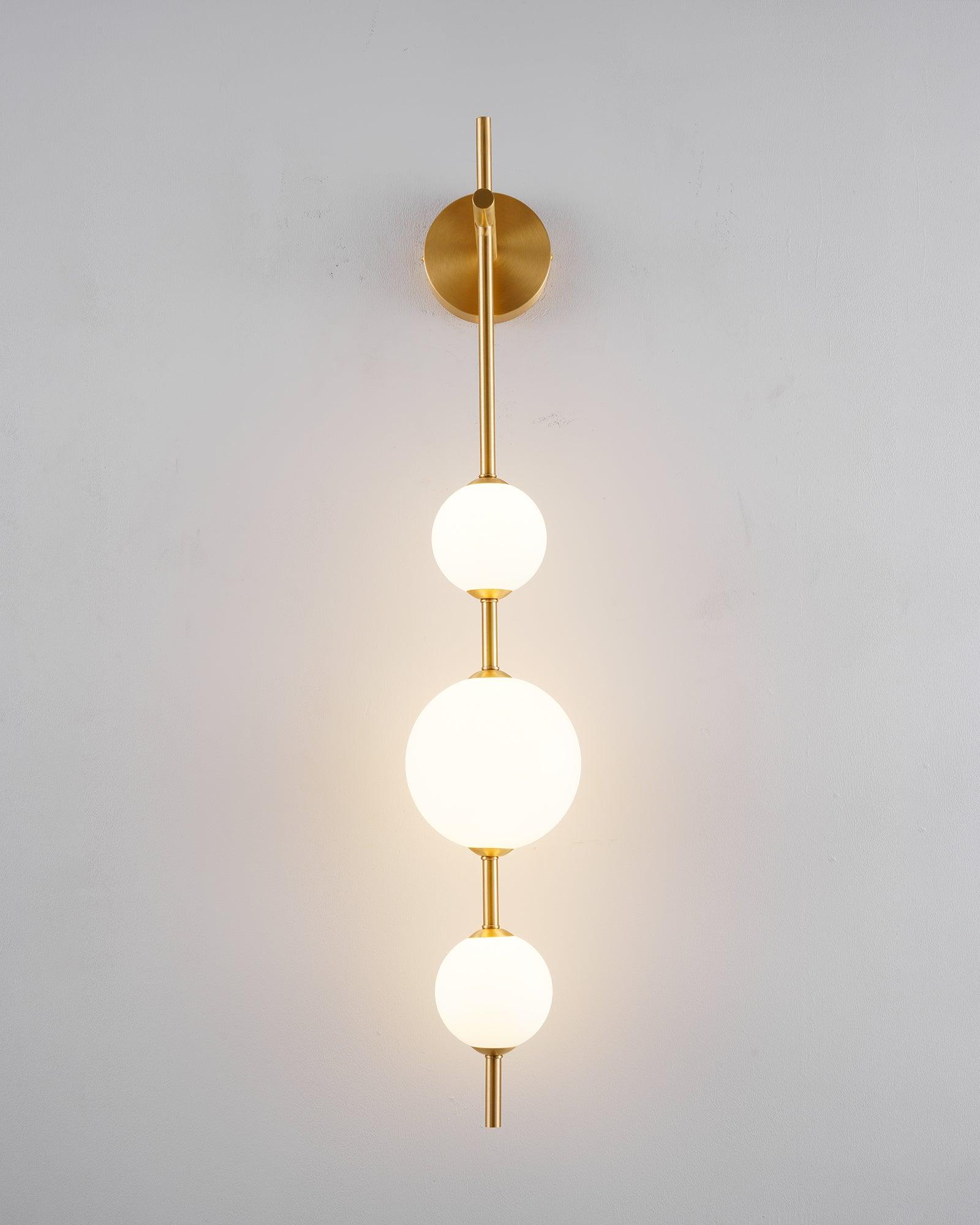 Lustra Applique Murale Globe Vertical Minimaliste