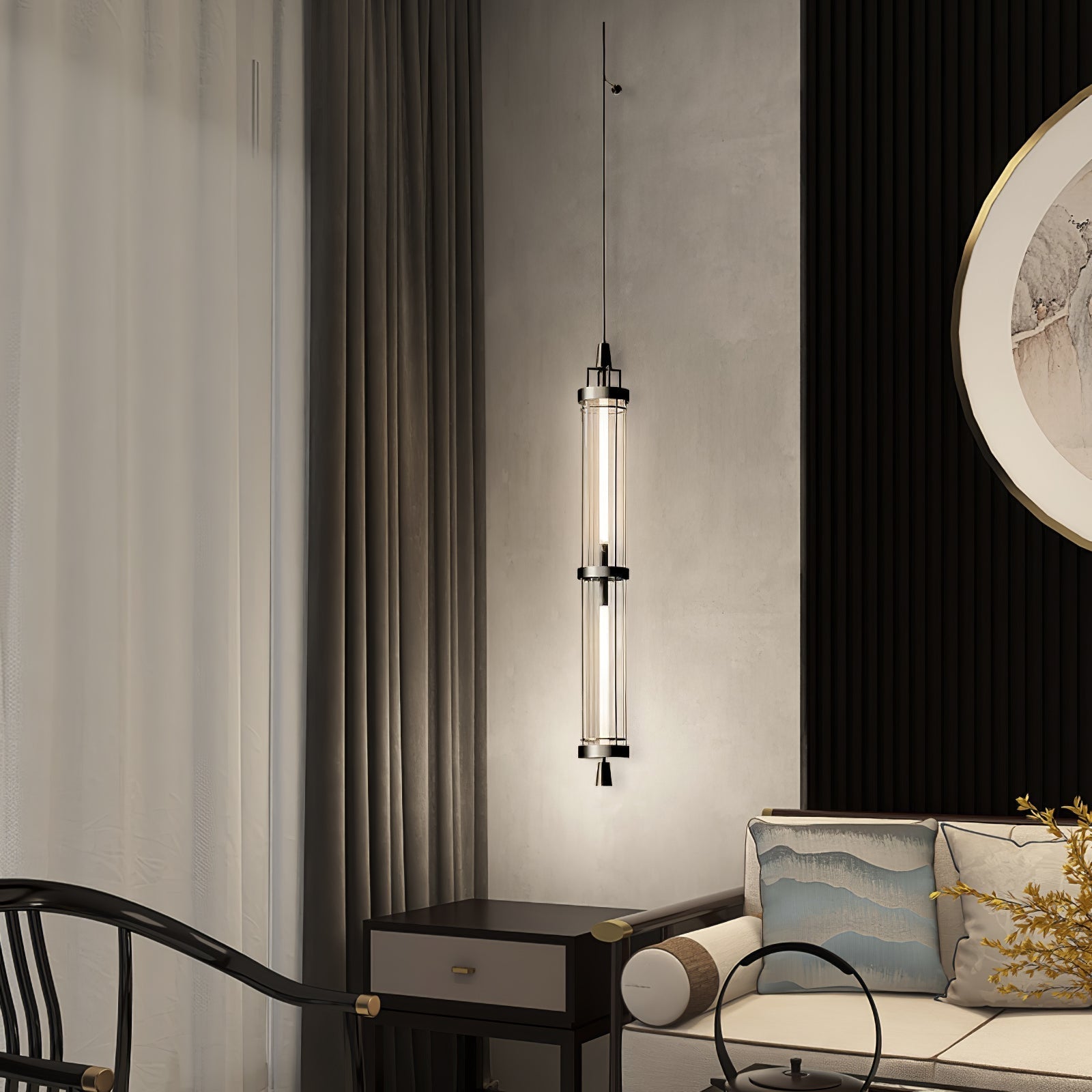 Vertical Applique Murale Moderne Minimaliste Sconce