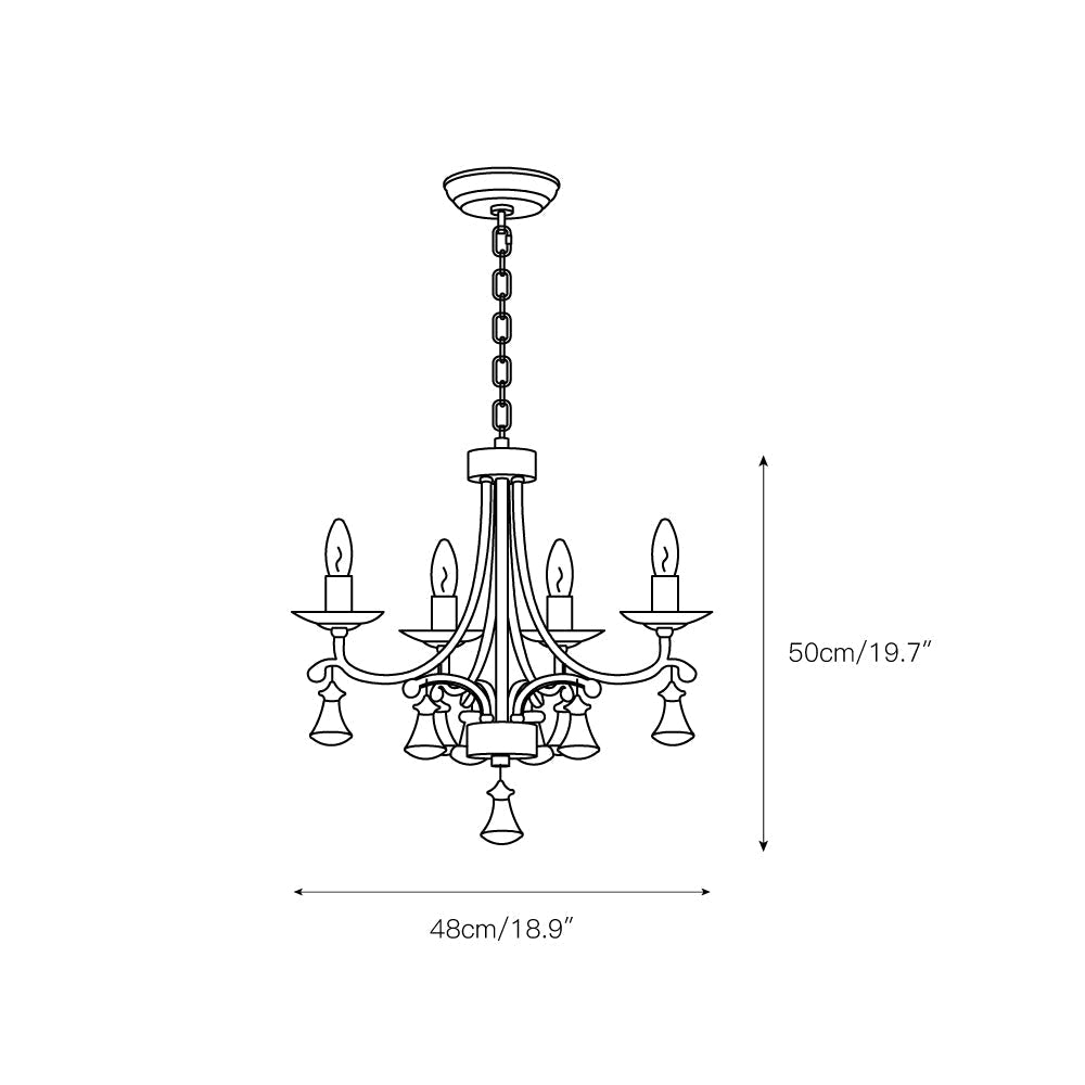 Cuvenara Lustre Laiton Cristal Luxe Postmoderne