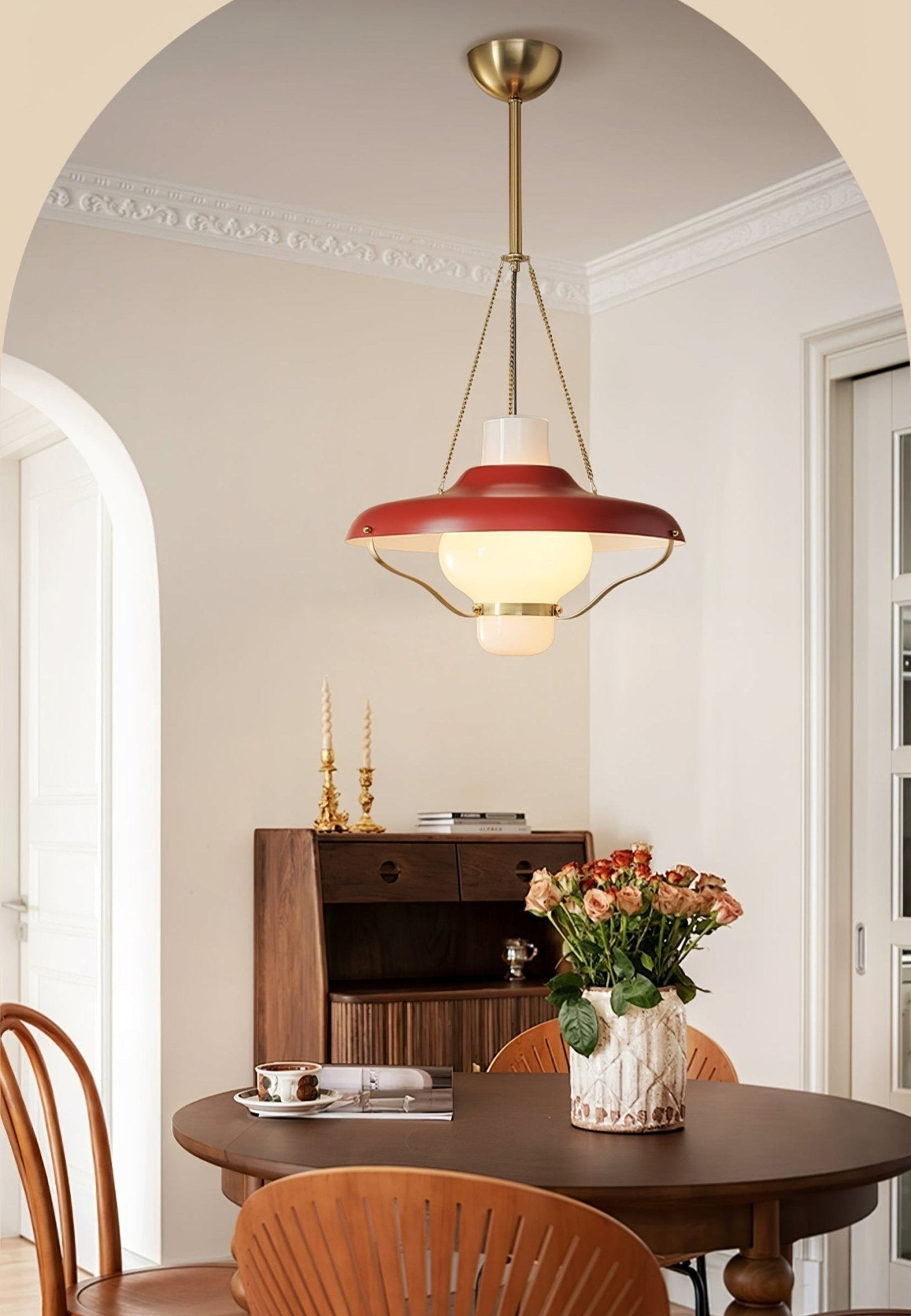 Olaeon Suspension en Verre Style Mi-Siècle