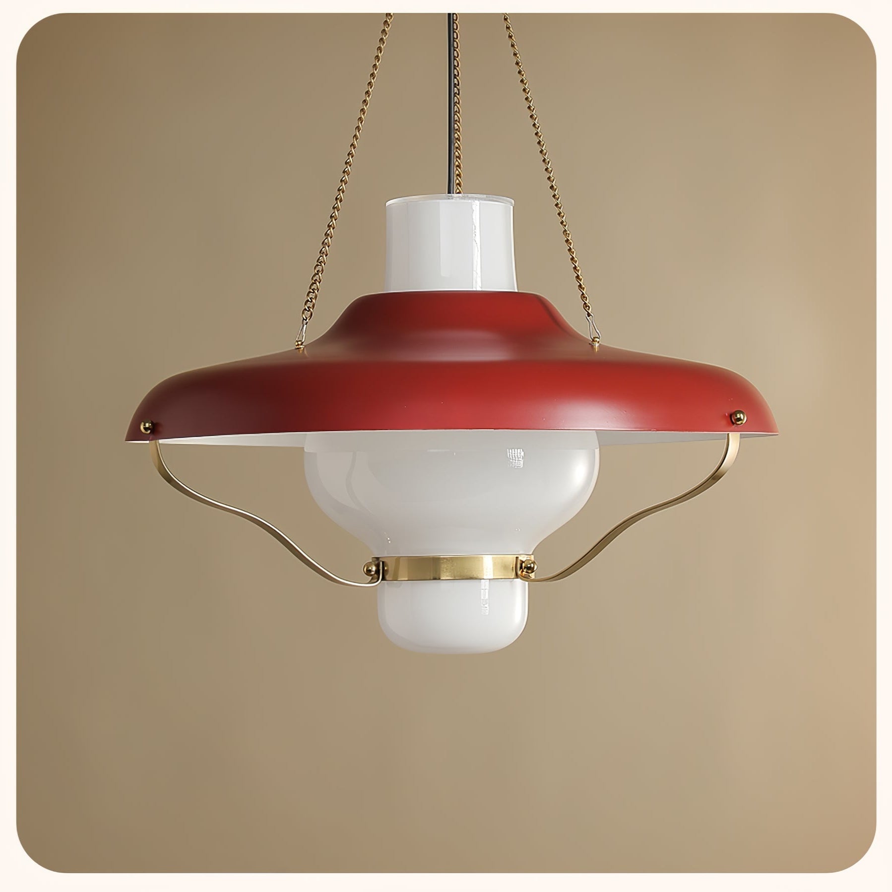 Olaeon Suspension en Verre Style Mi-Siècle