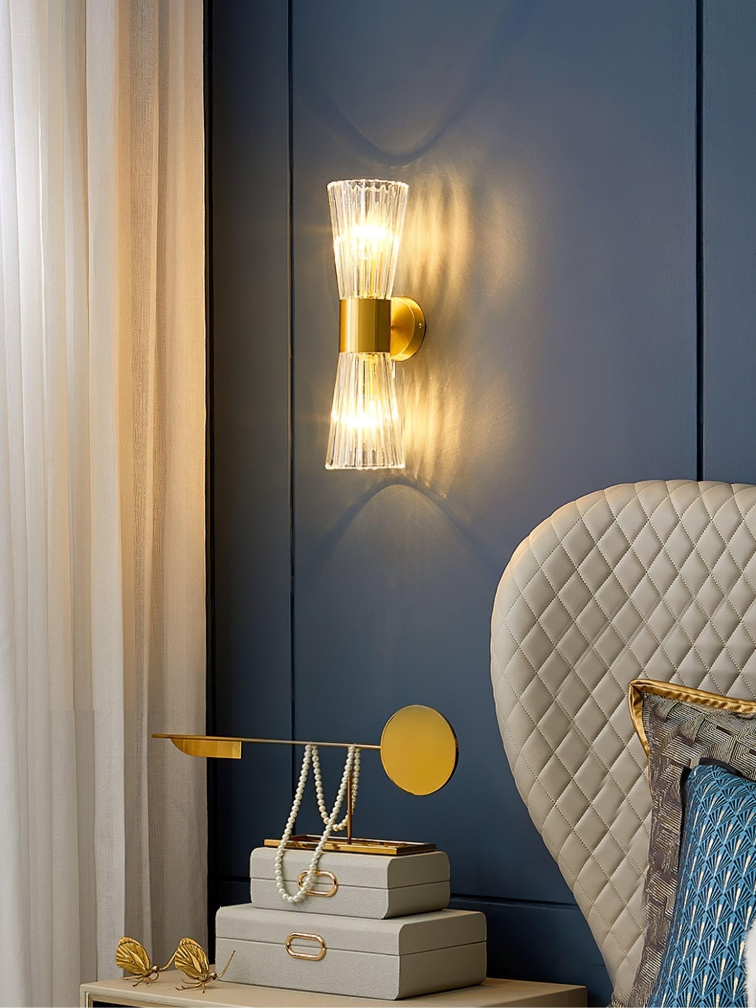 Elyral Lampe Murale Artistique en Cristal