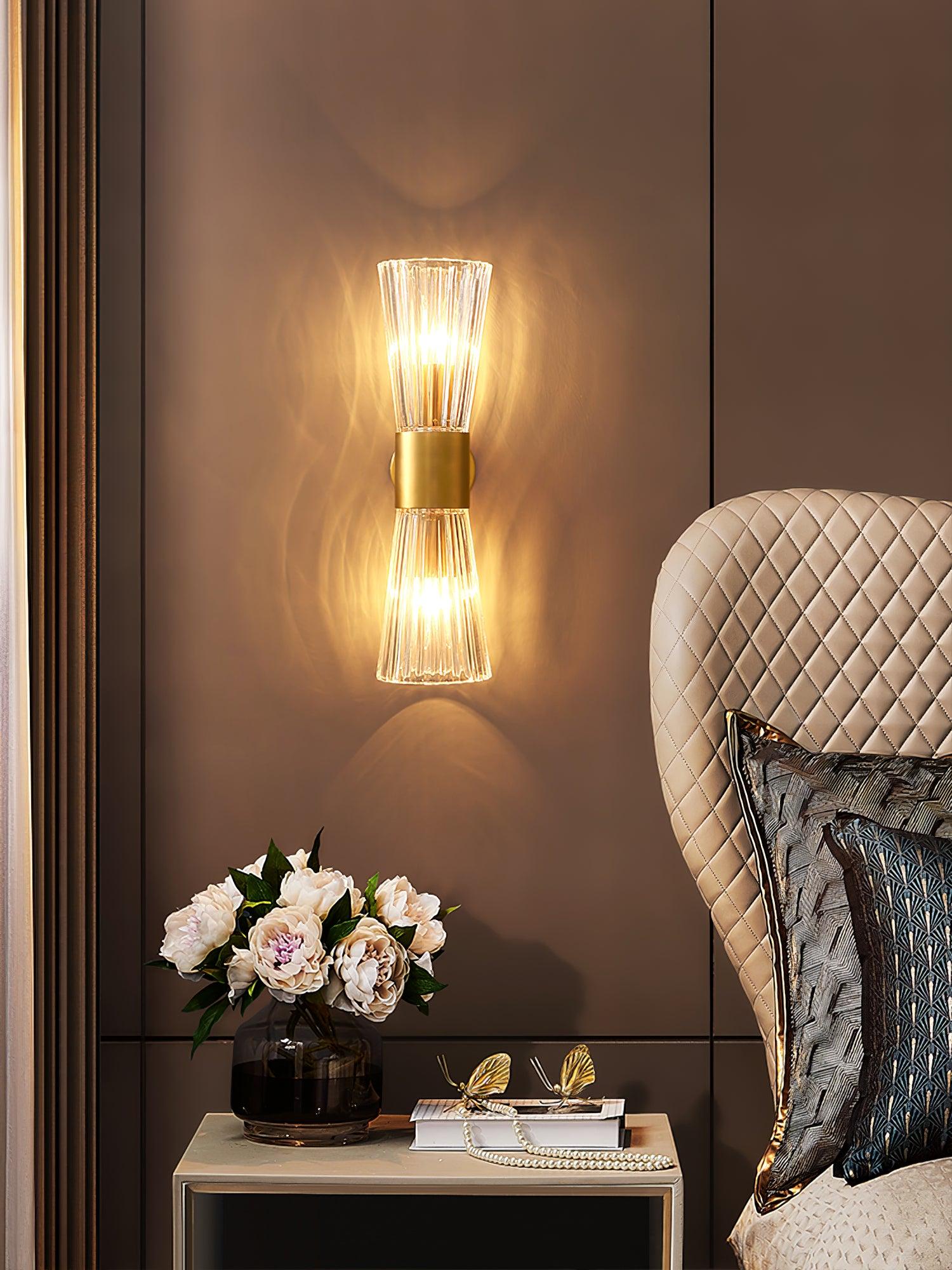 Elyral Lampe Murale Artistique en Cristal
