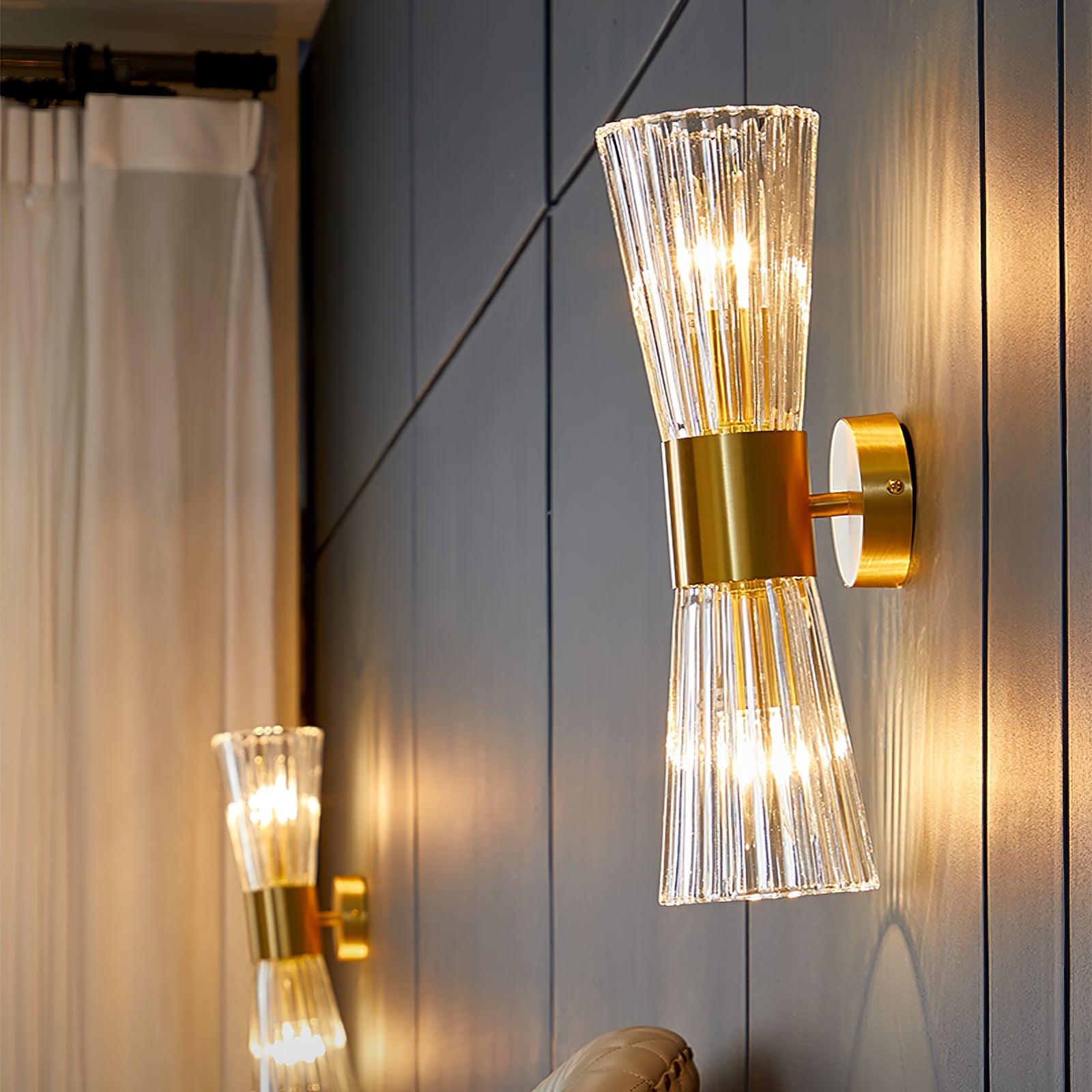 Elyral Lampe Murale Artistique en Cristal