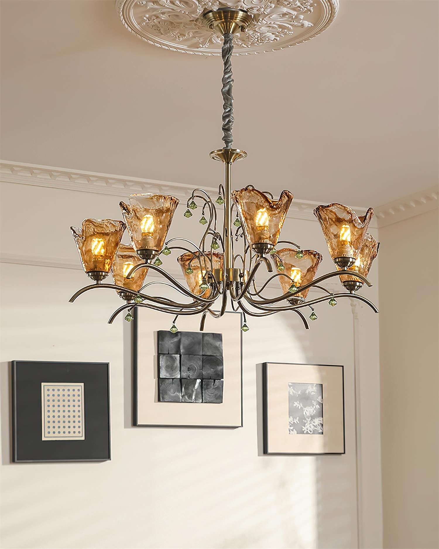 Givona Lustre en Verre Floral