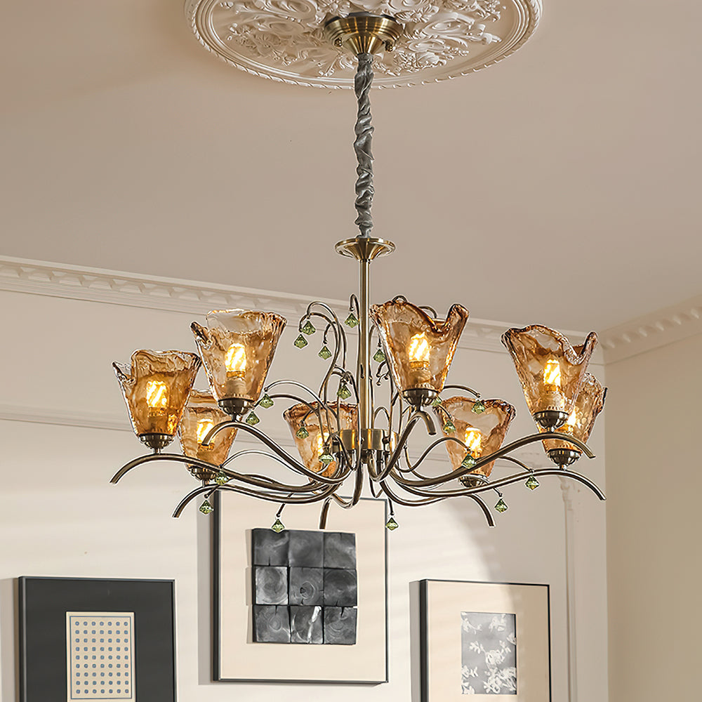 Givona Lustre en Verre Floral