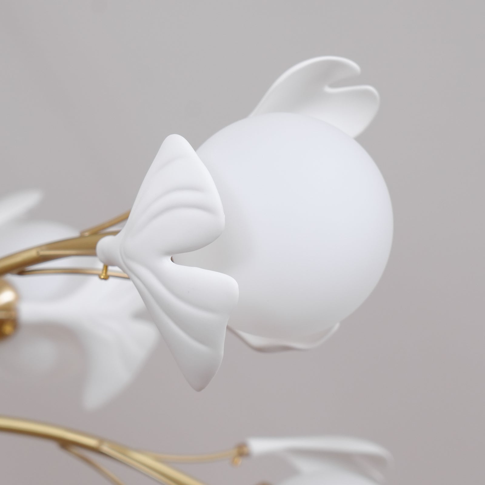 Gleam Lustre en Verre Feuille de Ginkgo