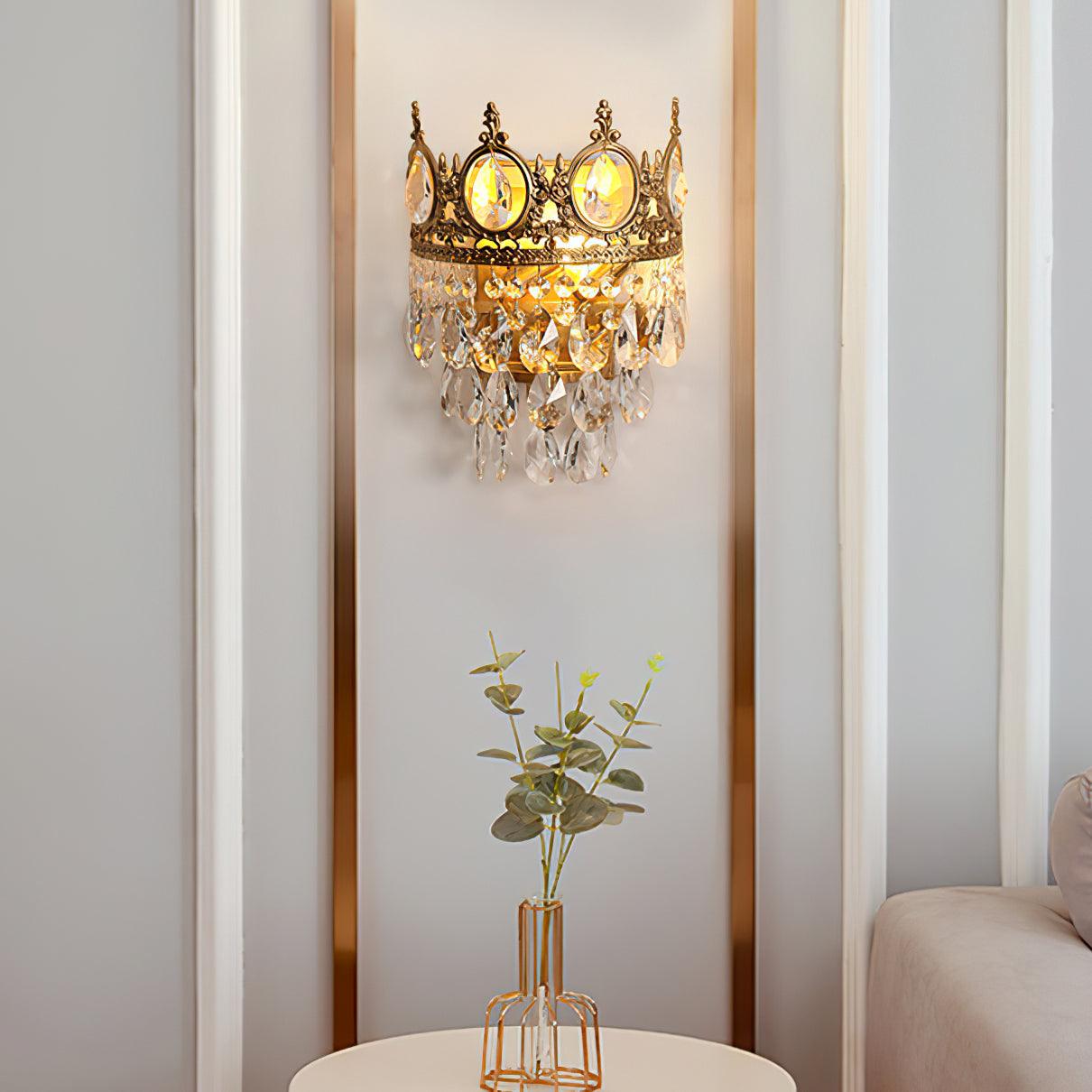 Ulliryra Applique Murale Cristal Vintage