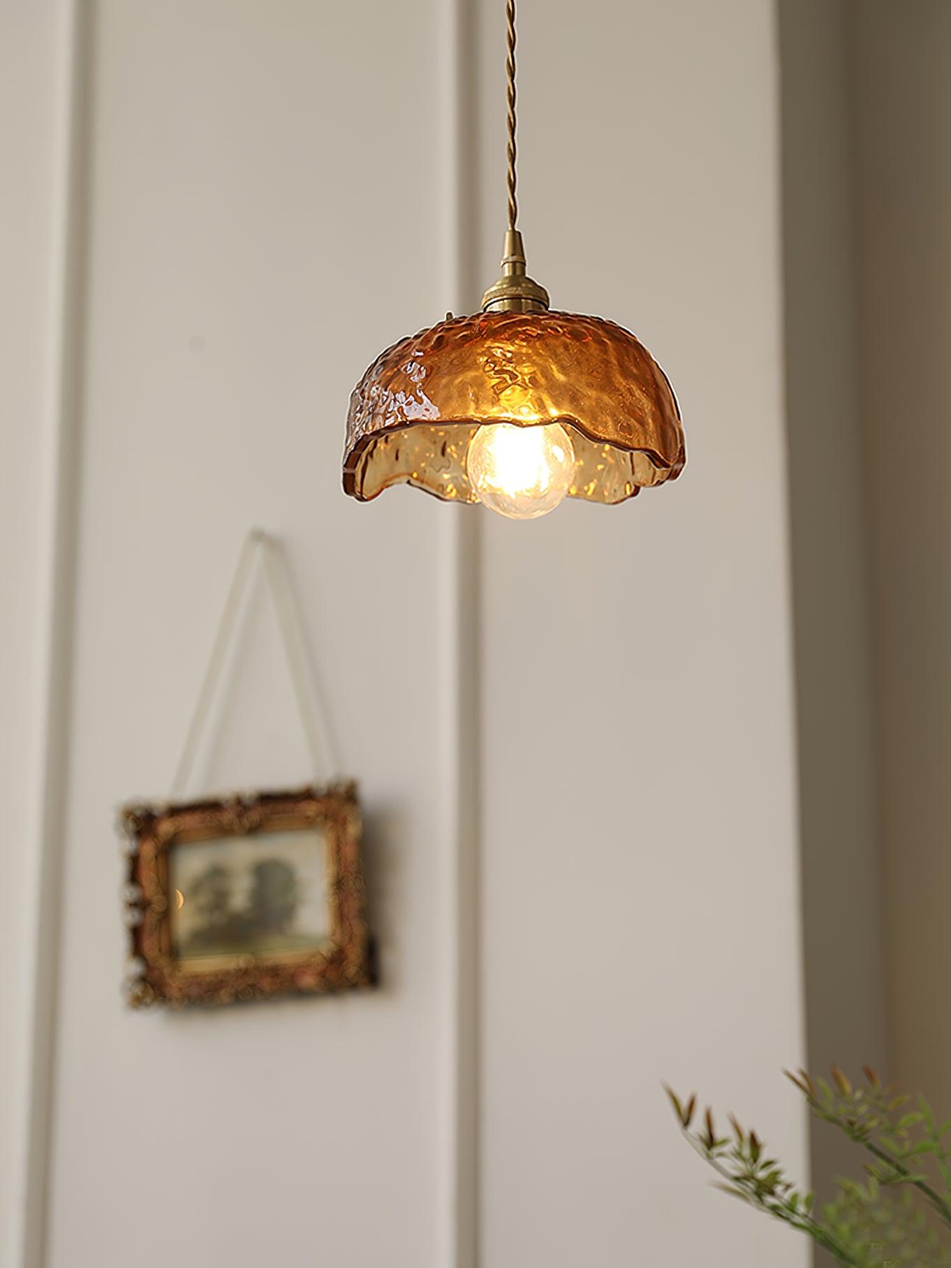 Lioracr Suspension en Verre Vintage