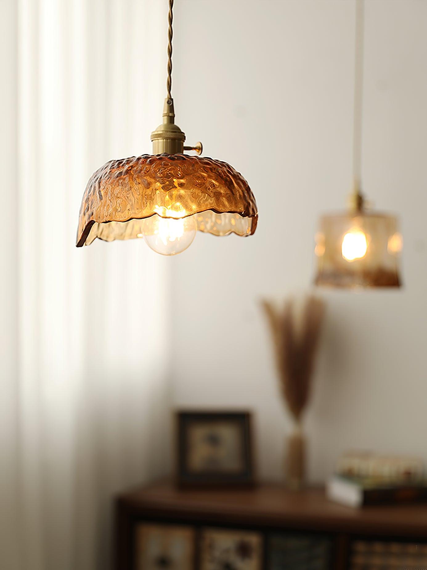Lioracr Suspension en Verre Vintage