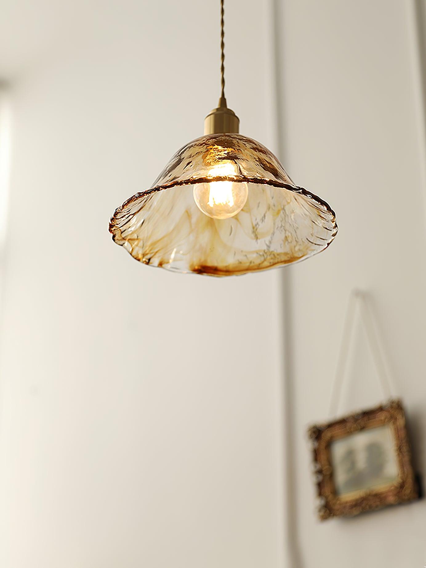 Lioracr Suspension en Verre Vintage