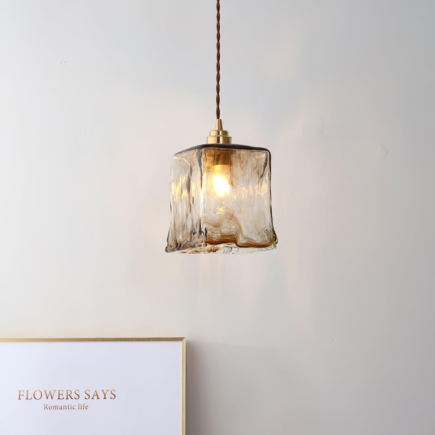 Lioracr Suspension en Verre Vintage