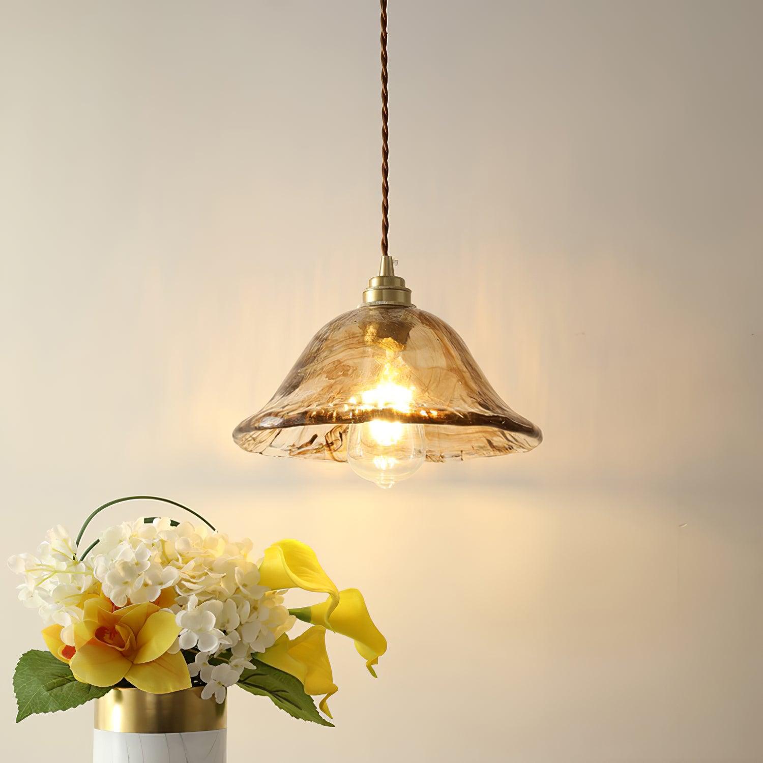Lioracr Suspension en Verre Vintage