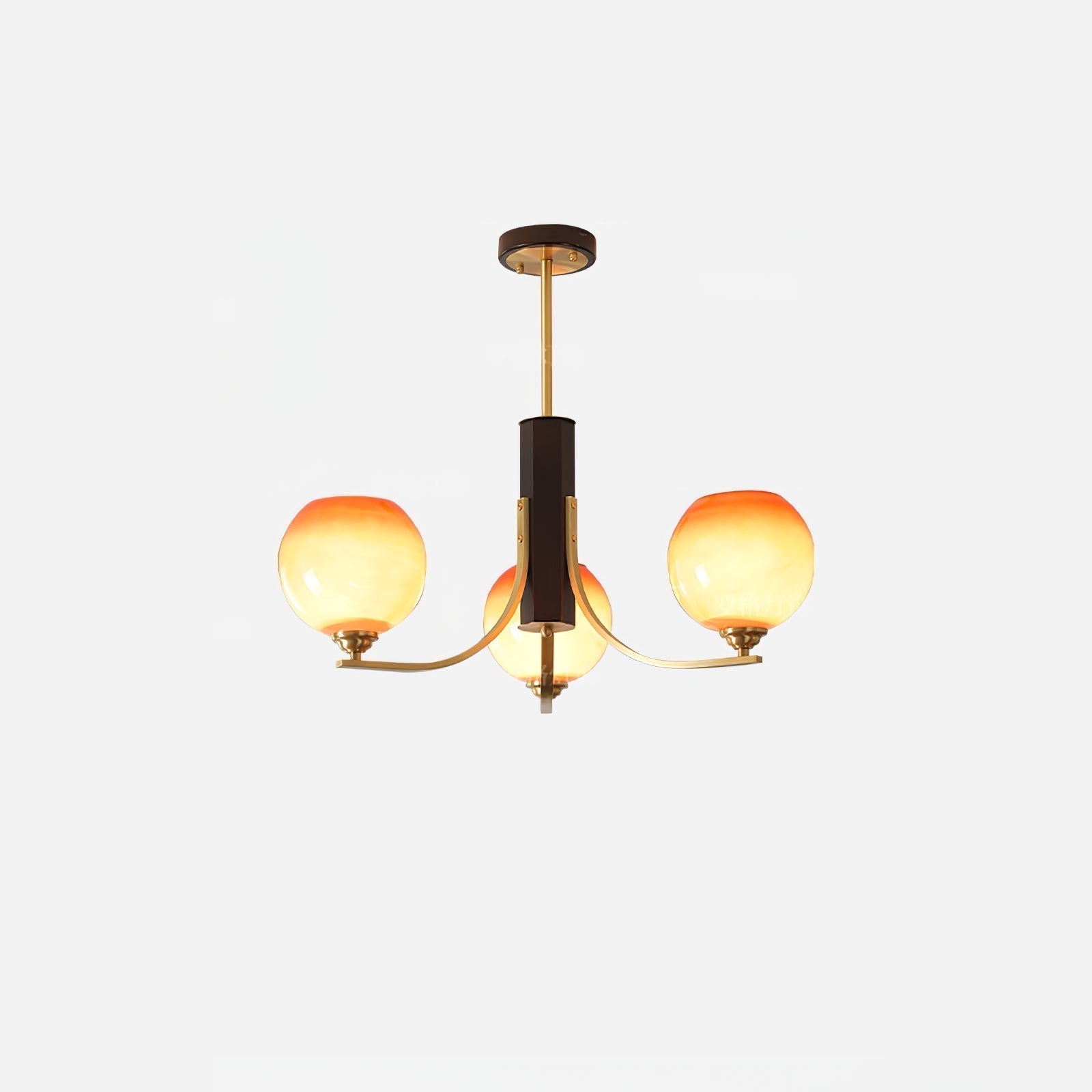 Aurora Lustre Vintage Caramel Globe