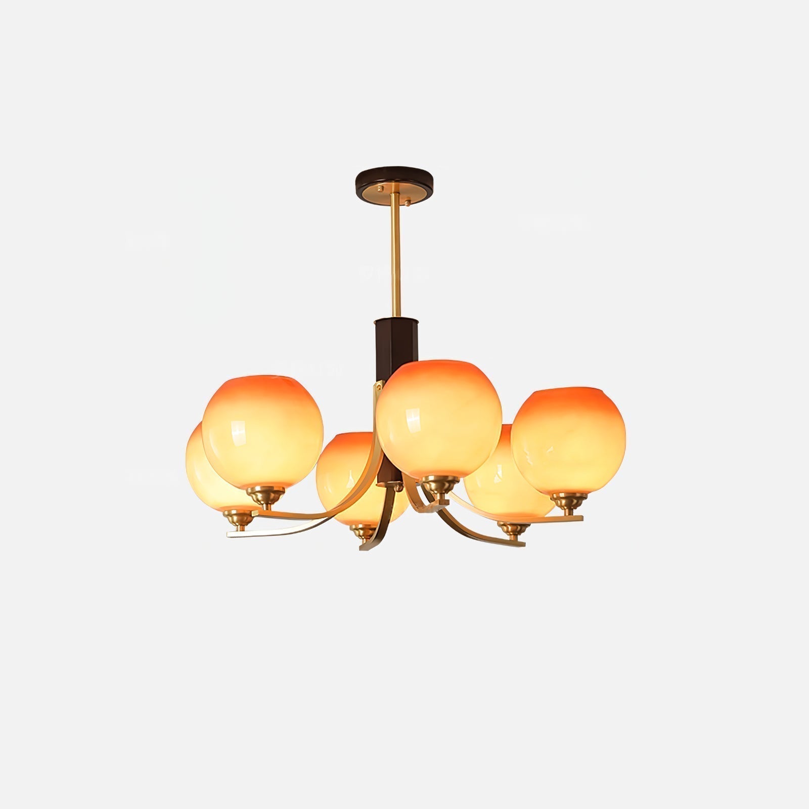 Aurora Lustre Vintage Caramel Globe