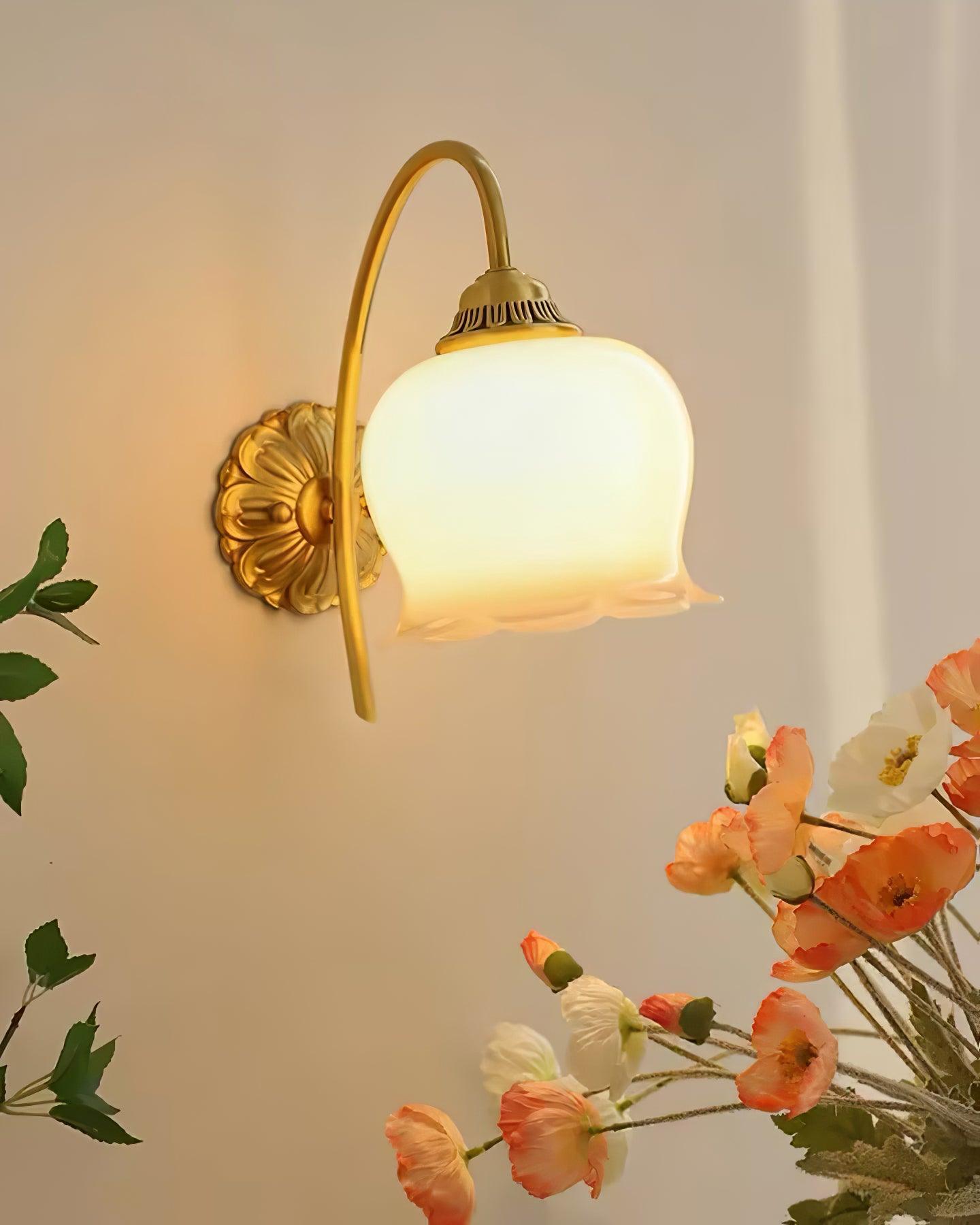 Bellora Applique Murale Dorée Vintage