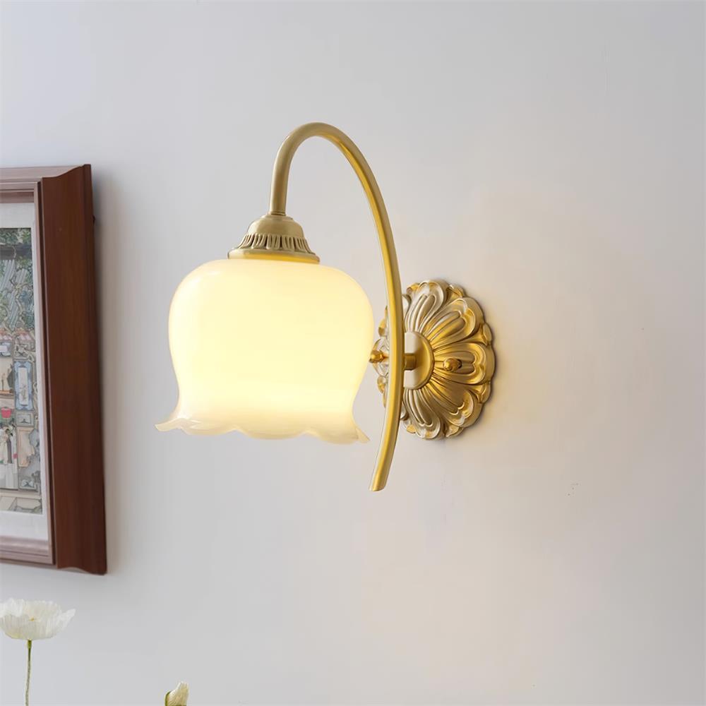 Bellora Applique Murale Dorée Vintage