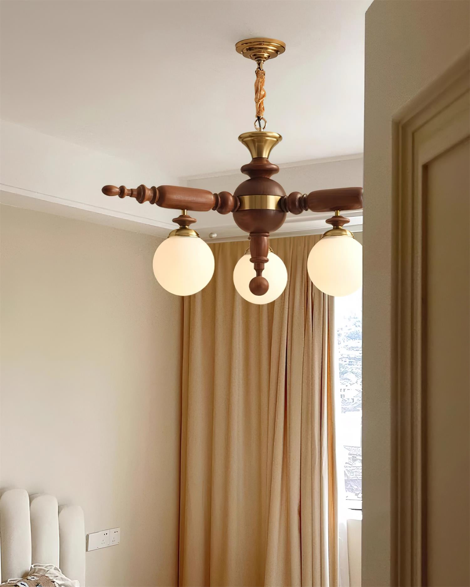 Juvian Lustre en Bois