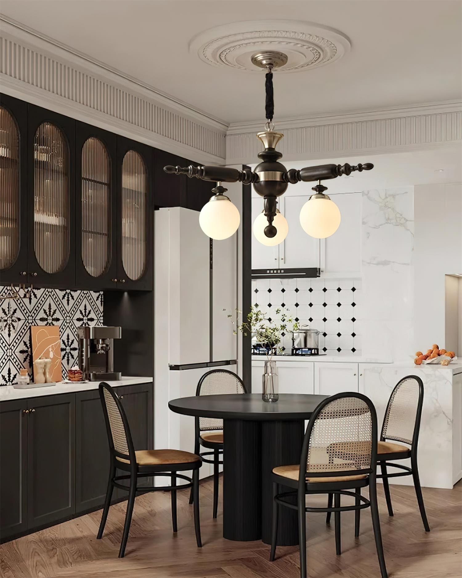 Juvian Lustre en Bois