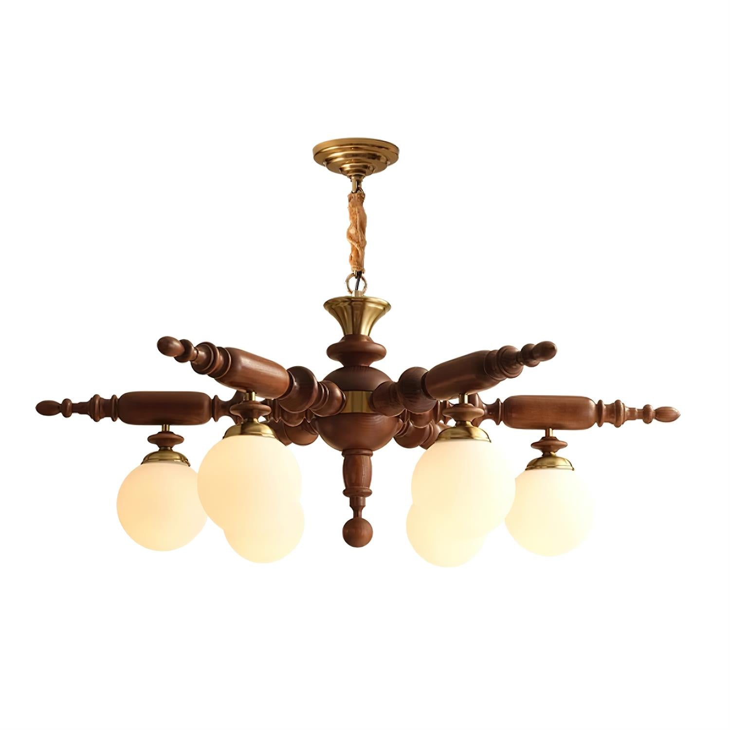 Juvian Lustre en Bois