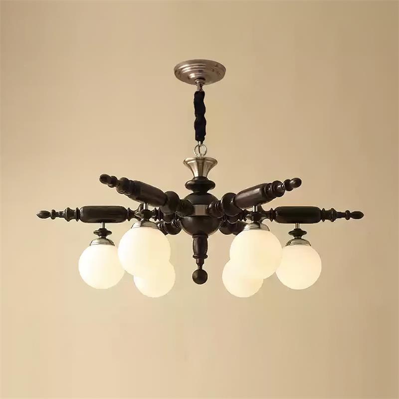 Juvian Lustre en Bois