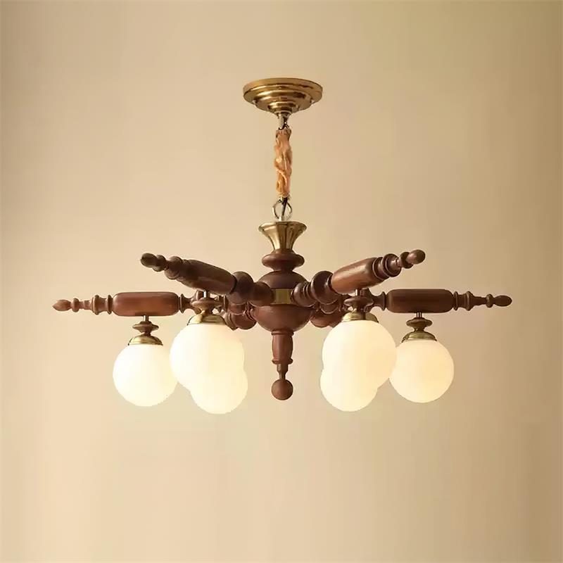 Juvian Lustre en Bois