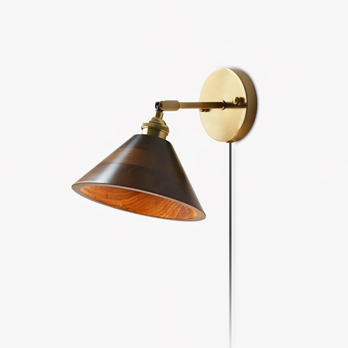 Lumocse Vintage Wood Wall Lamp