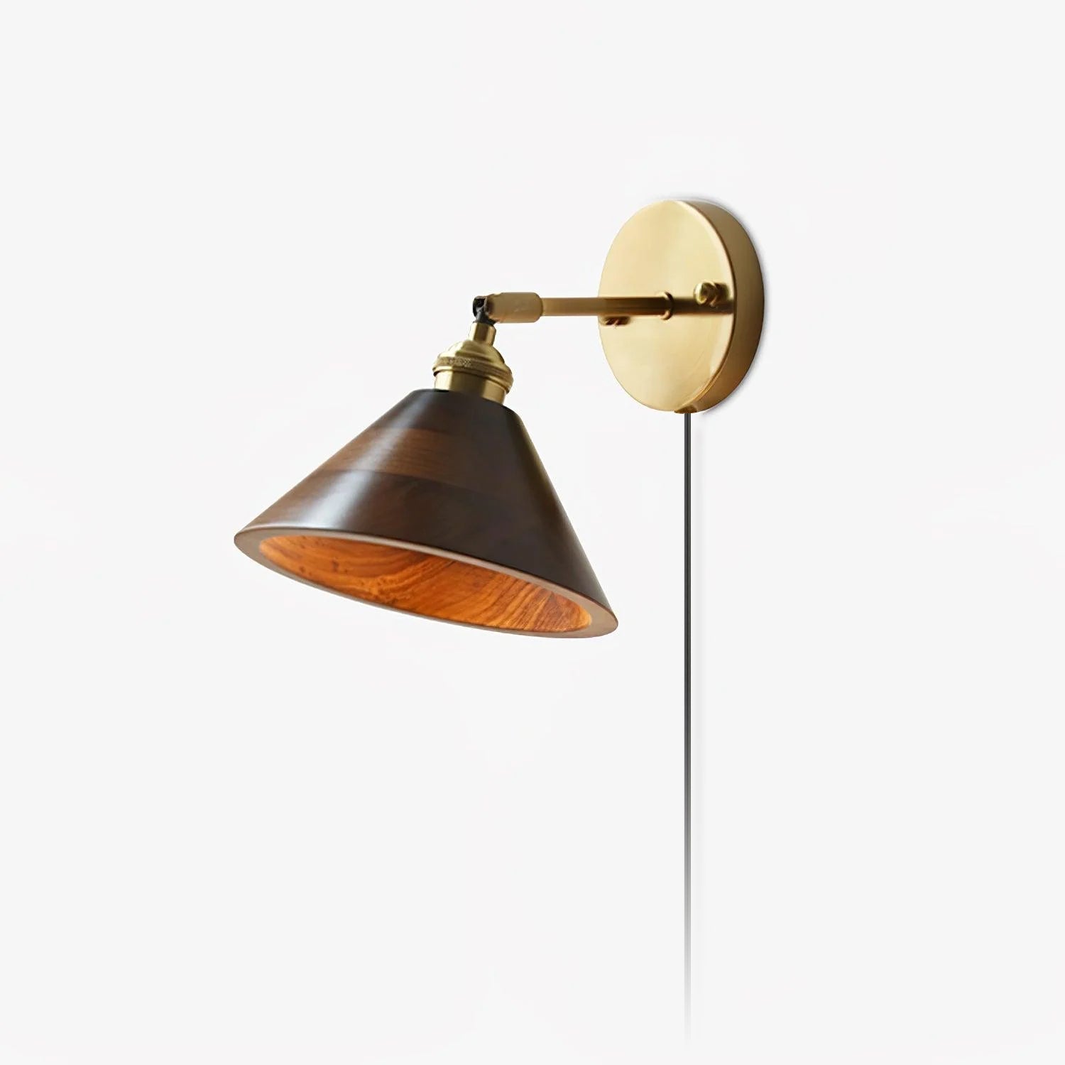 Lumocse Vintage Wood Wall Lamp