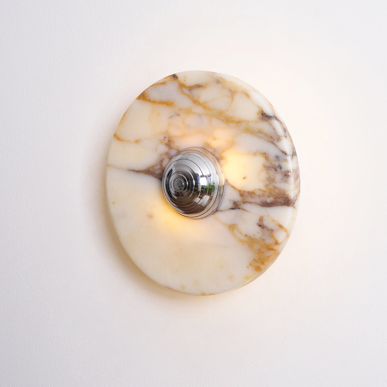 Sfera Applique Murale Moderne LED Disque en Marbre