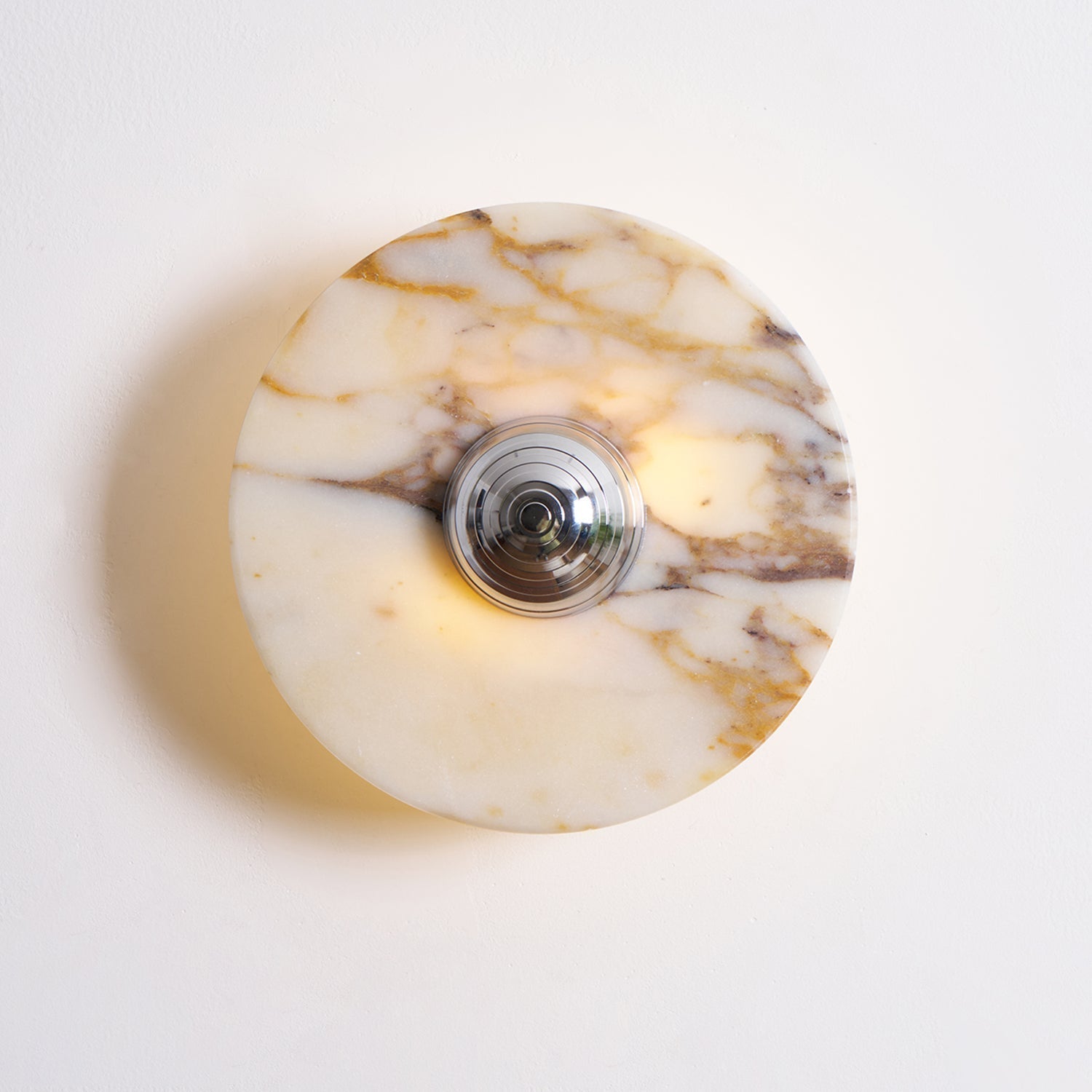 Sfera Applique Murale Moderne LED Disque en Marbre