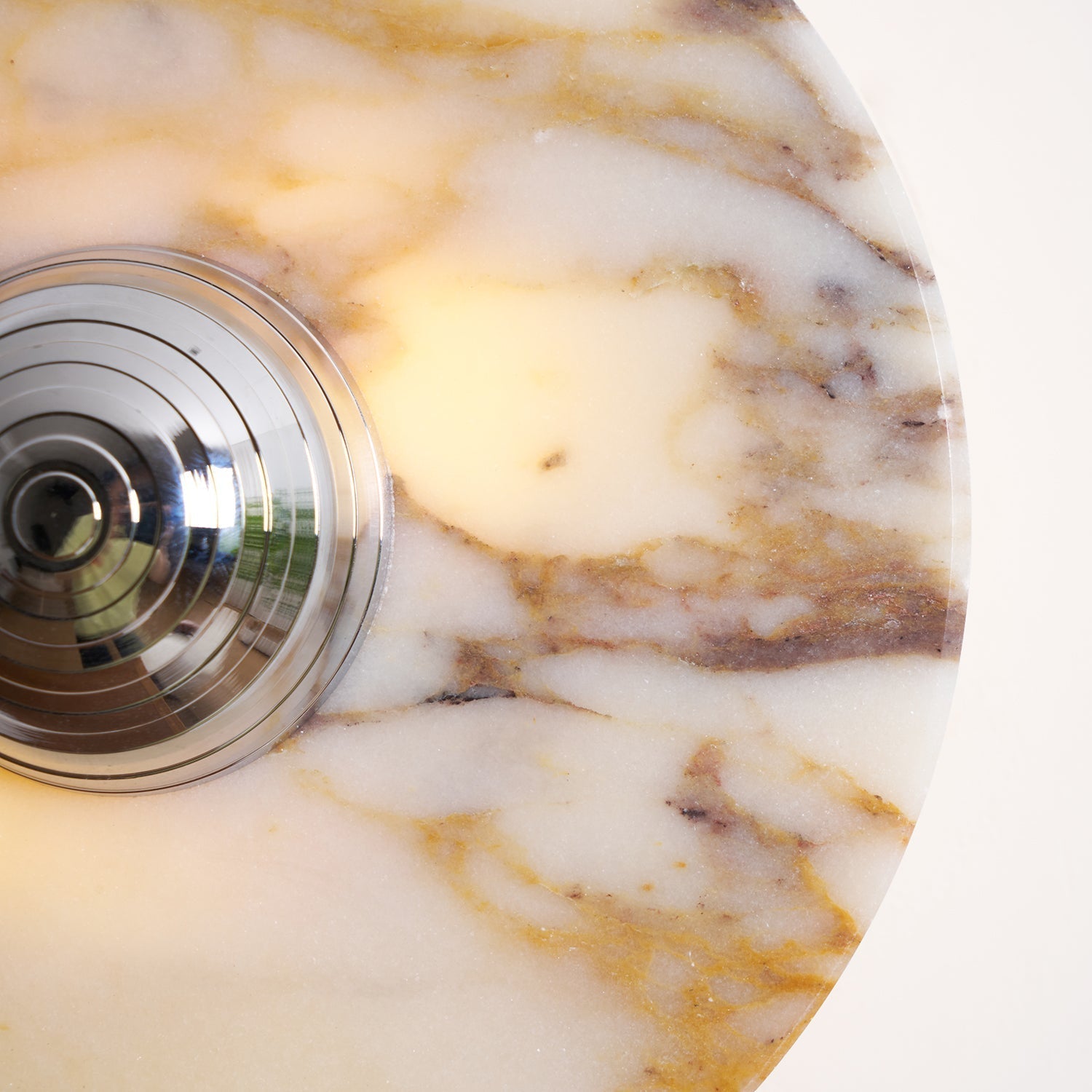 Sfera Applique Murale Moderne LED Disque en Marbre
