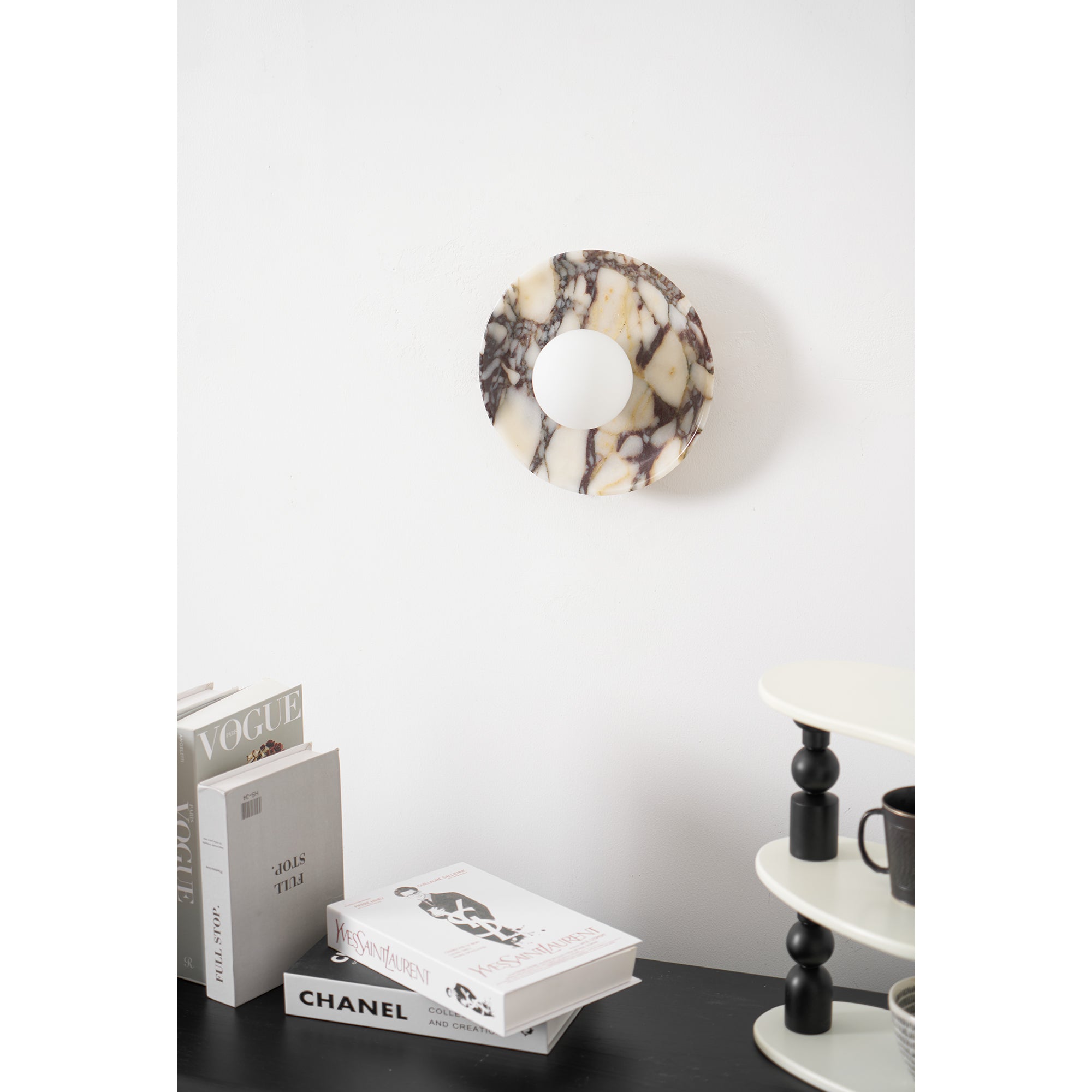 Cacariel Applique Murale Minimaliste Marbre Verre