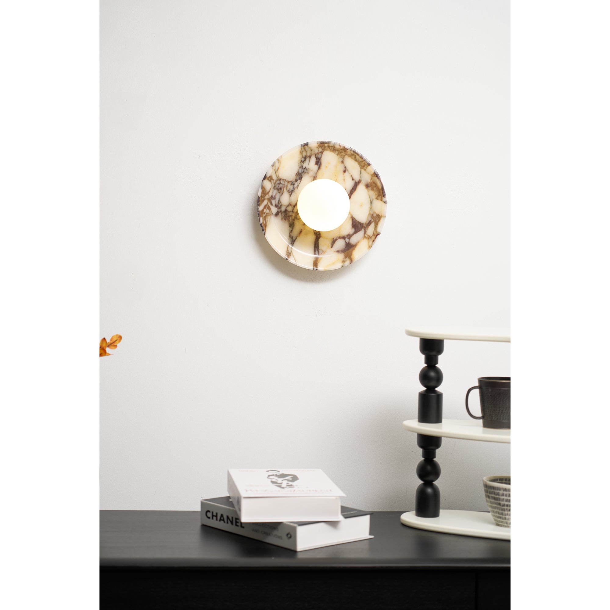 Cacariel Applique Murale Minimaliste Marbre Verre