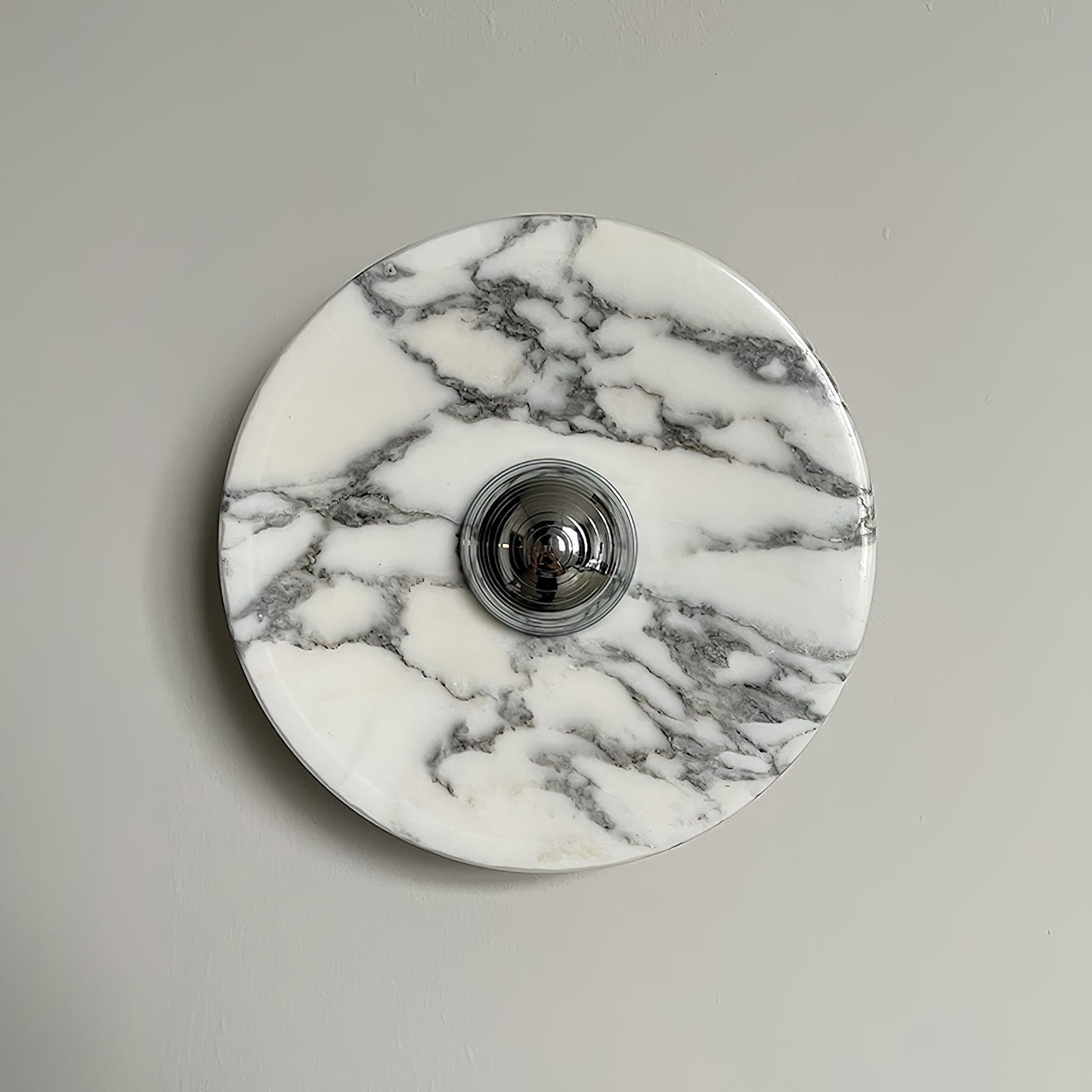 Sfera Applique Murale Moderne LED Disque en Marbre