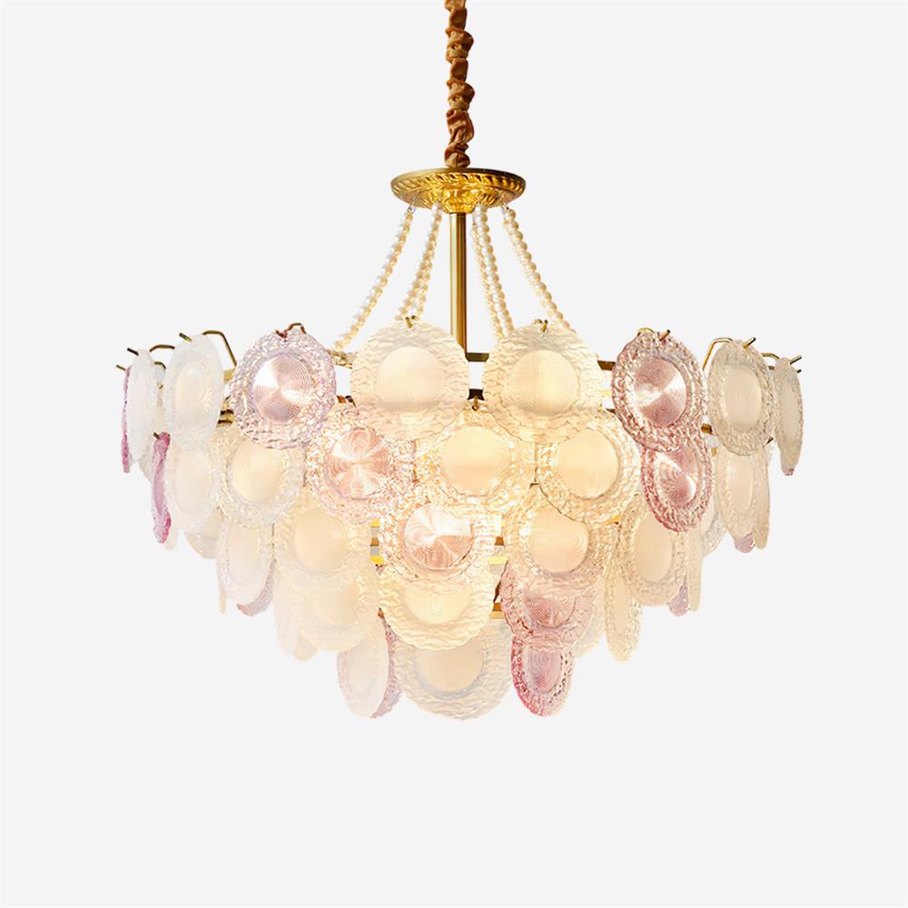 Violaire Lustre Disques Clairs Rose Poudré