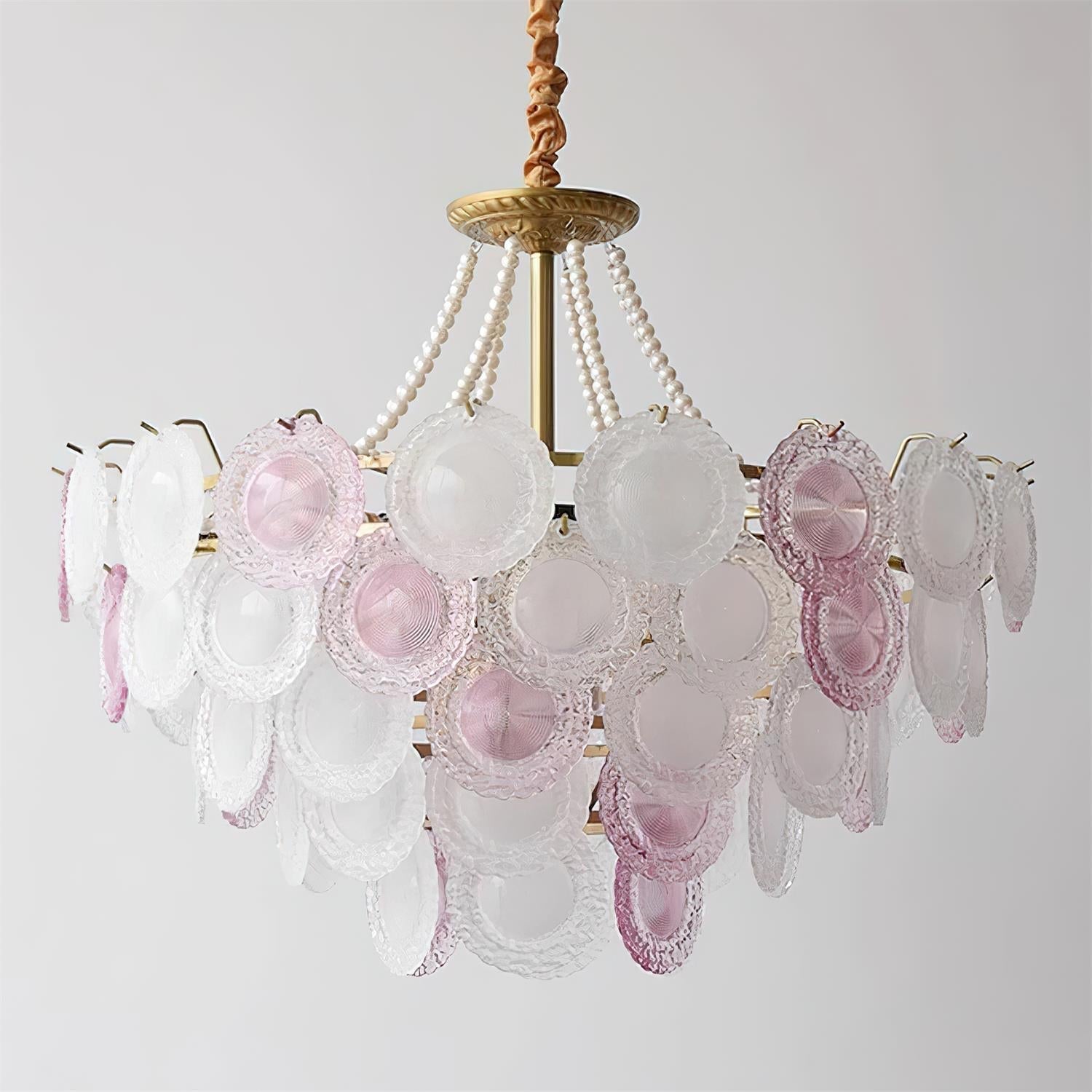 Violaire Lustre Disques Clairs Rose Poudré