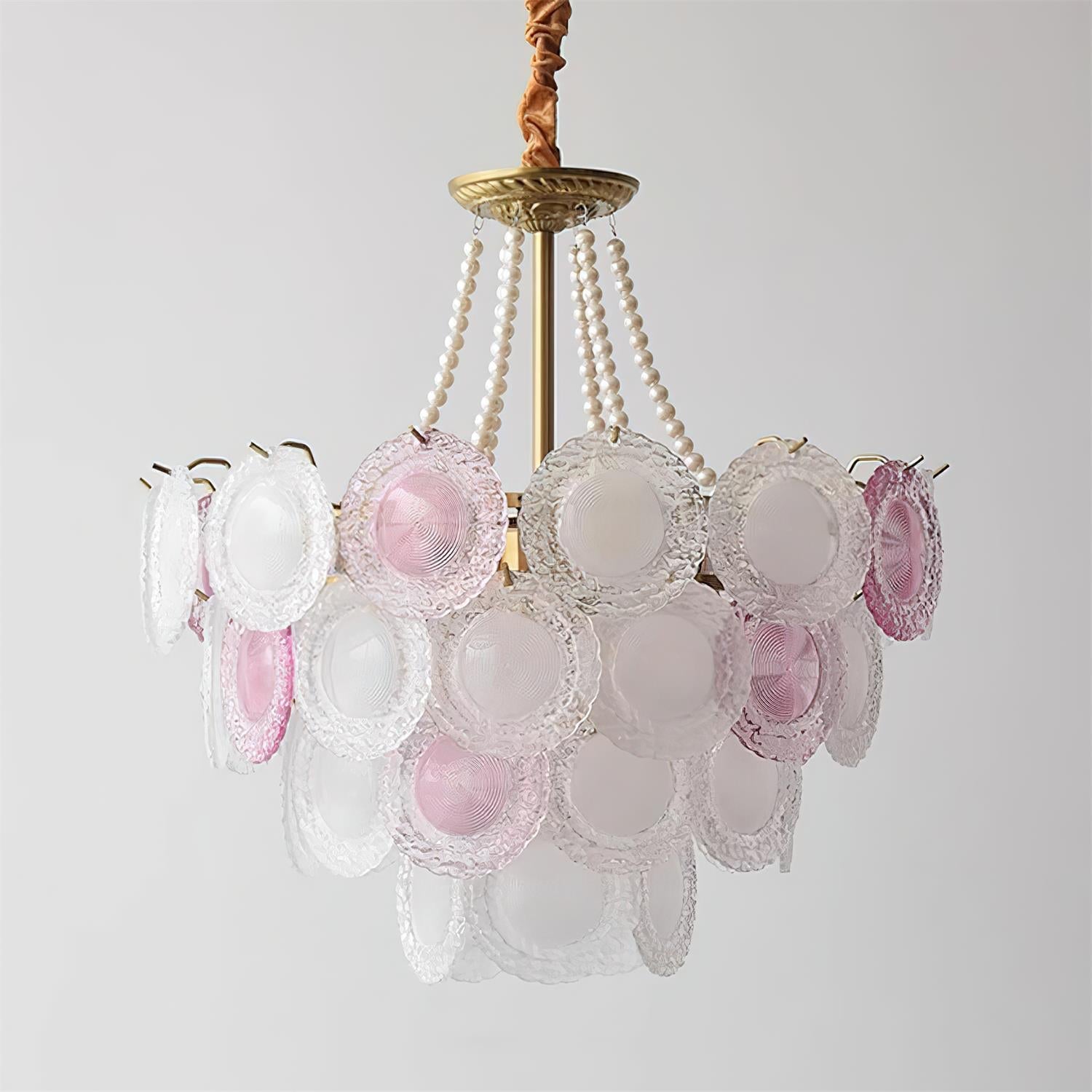 Violaire Lustre Disques Clairs Rose Poudré