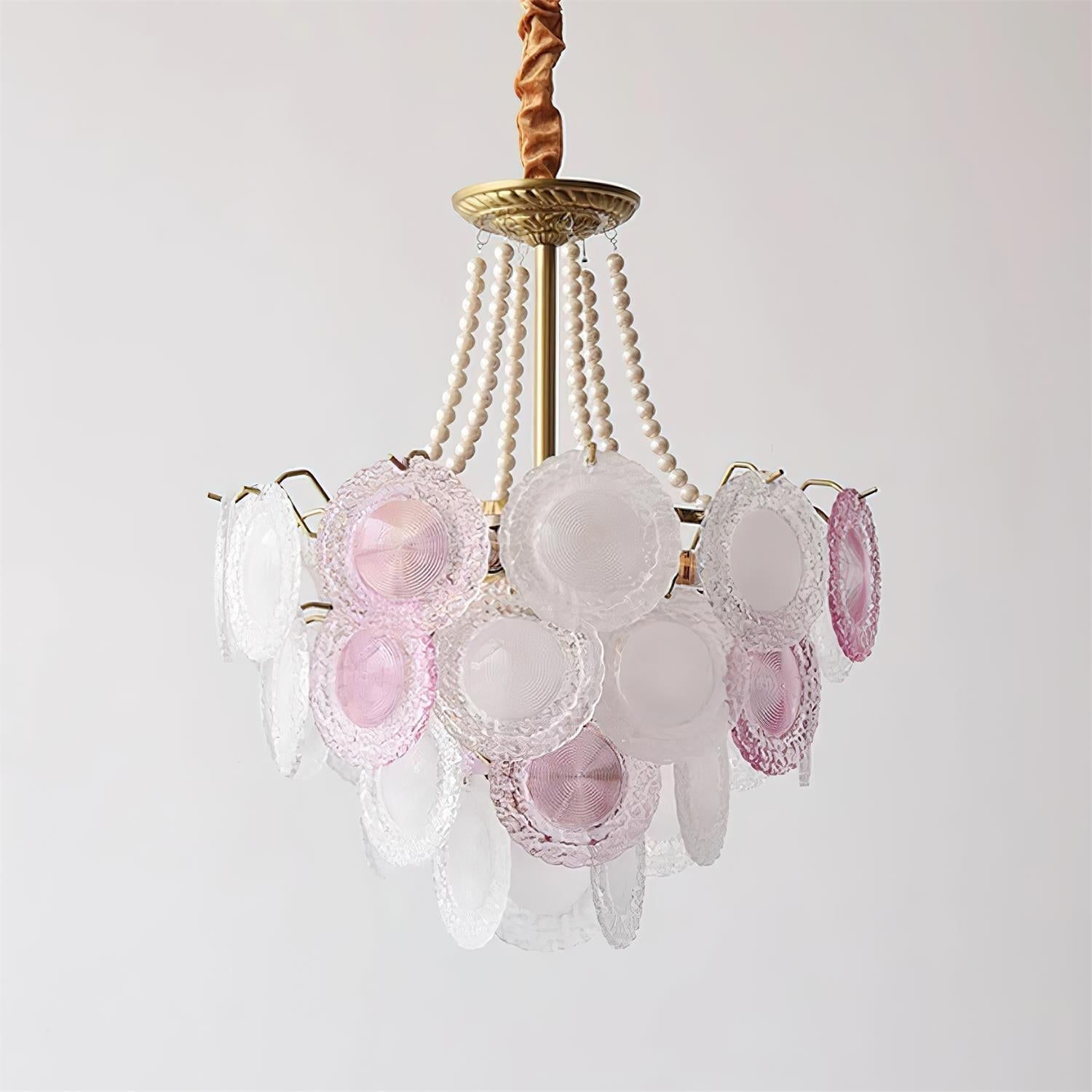 Violaire Lustre Disques Clairs Rose Poudré