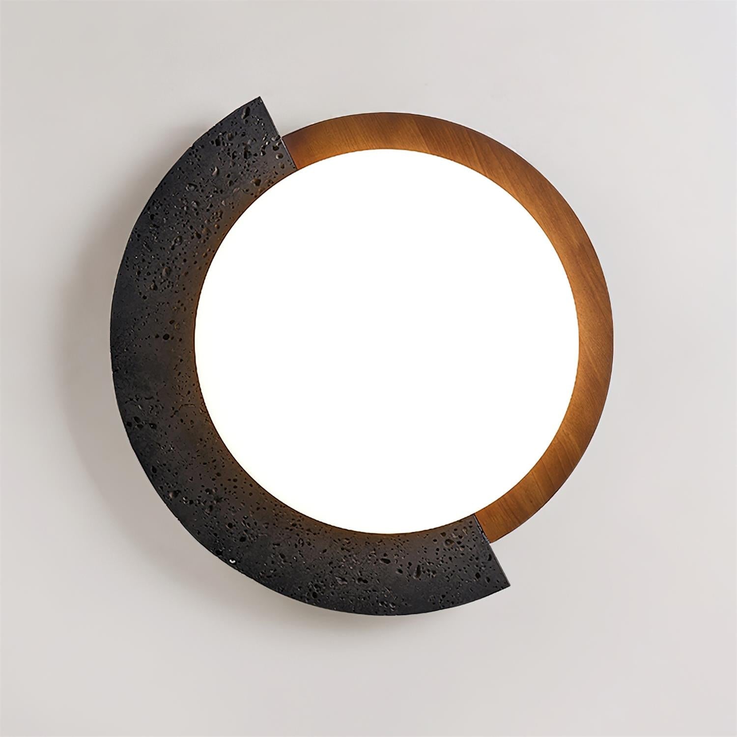 Ritta Plafonnier Ovale LED Travertin