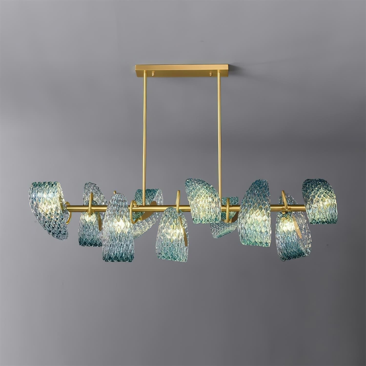 AquaLustre Lustre Contemporain en Verre